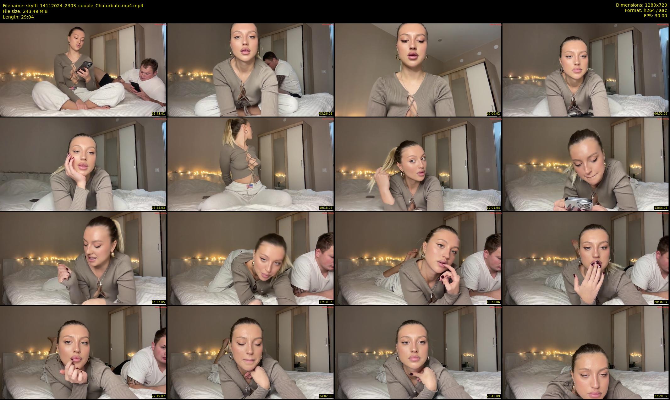 skyffi — 30 minute Chaturbate couple cam show recording, 720p, Nov 14, 2024