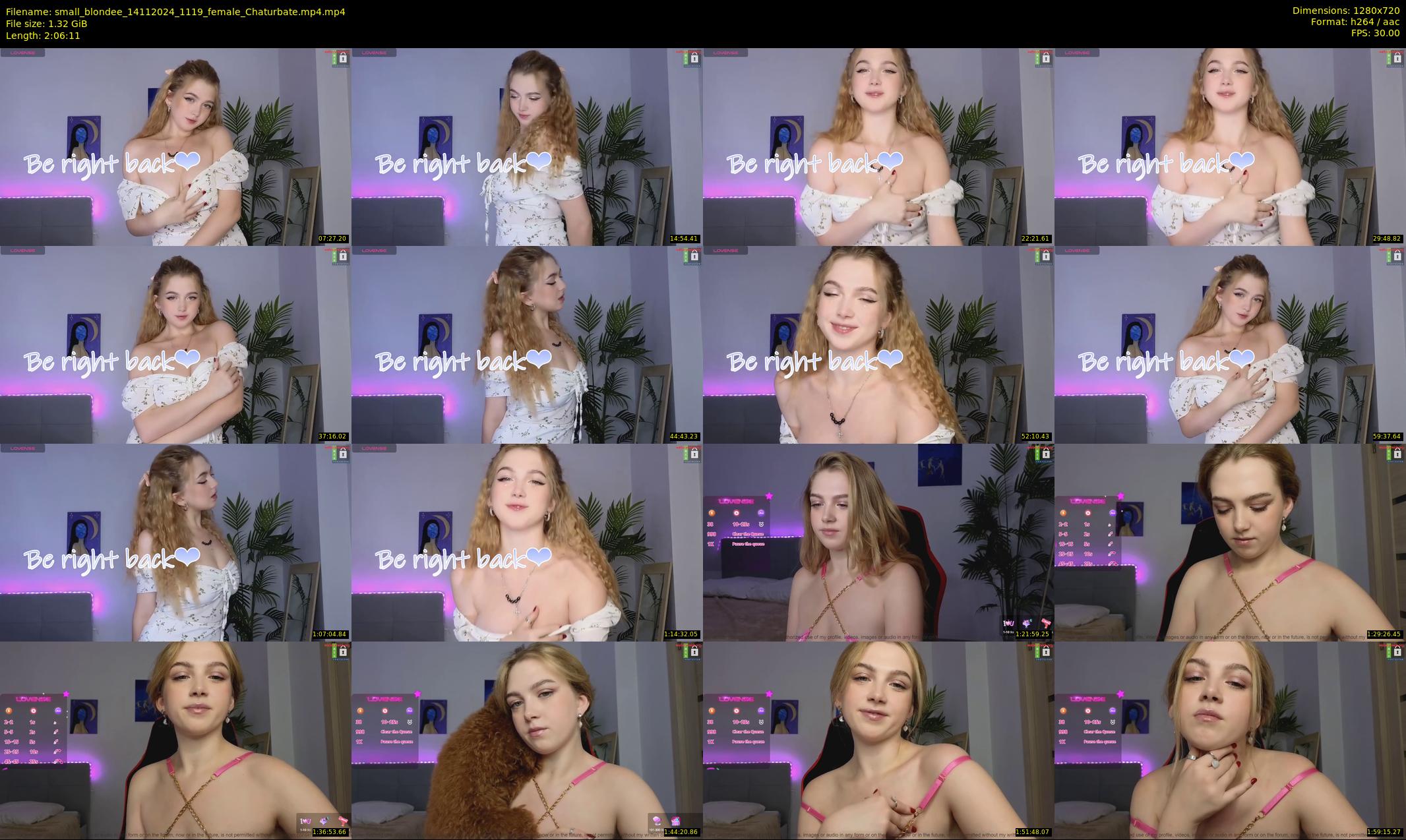 small_blondee — 127 minute Chaturbate female cam show recording, 720p, Nov 14, 2024