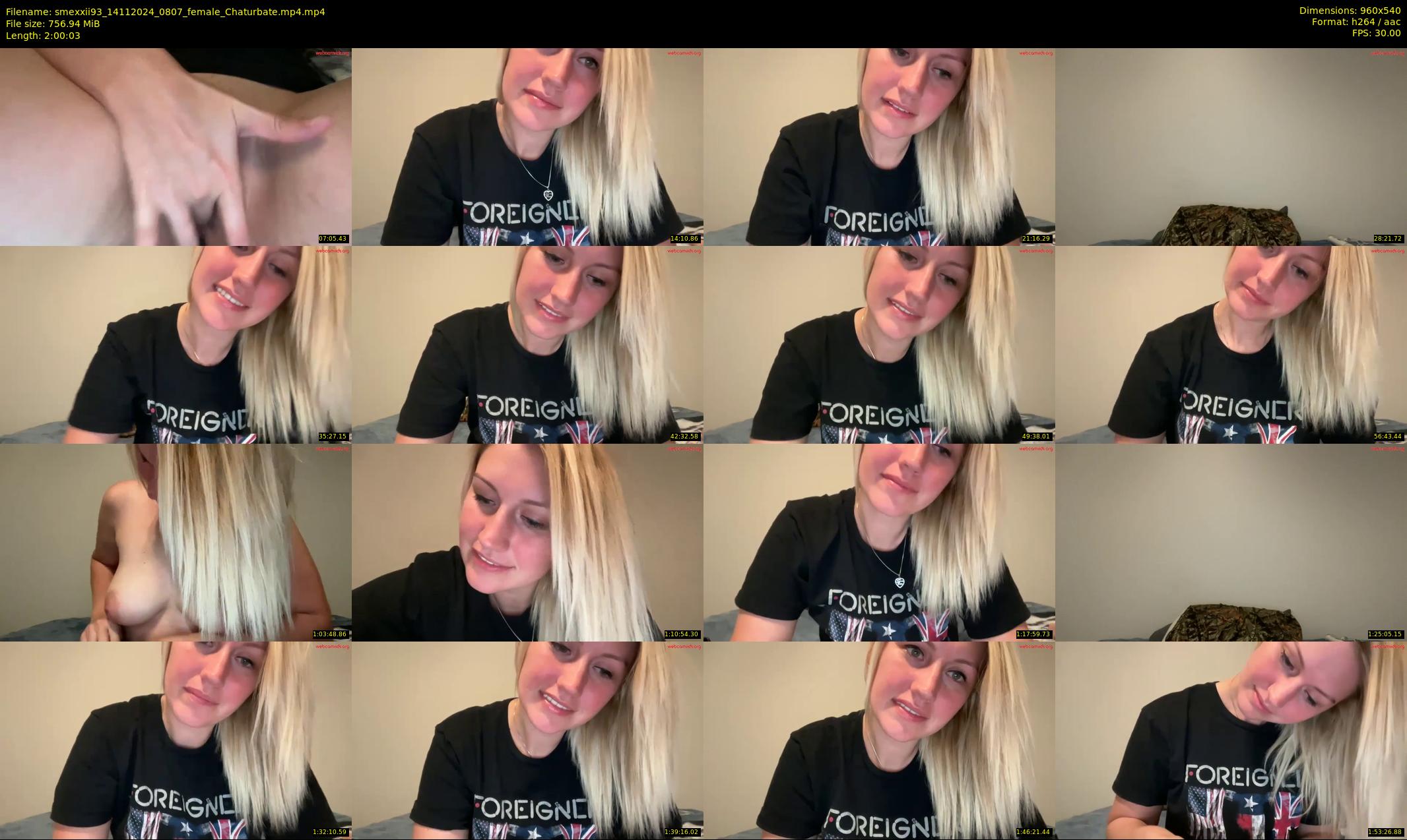 smexxii93 — 121 minute Chaturbate female cam show recording, 480p, Nov 14, 2024