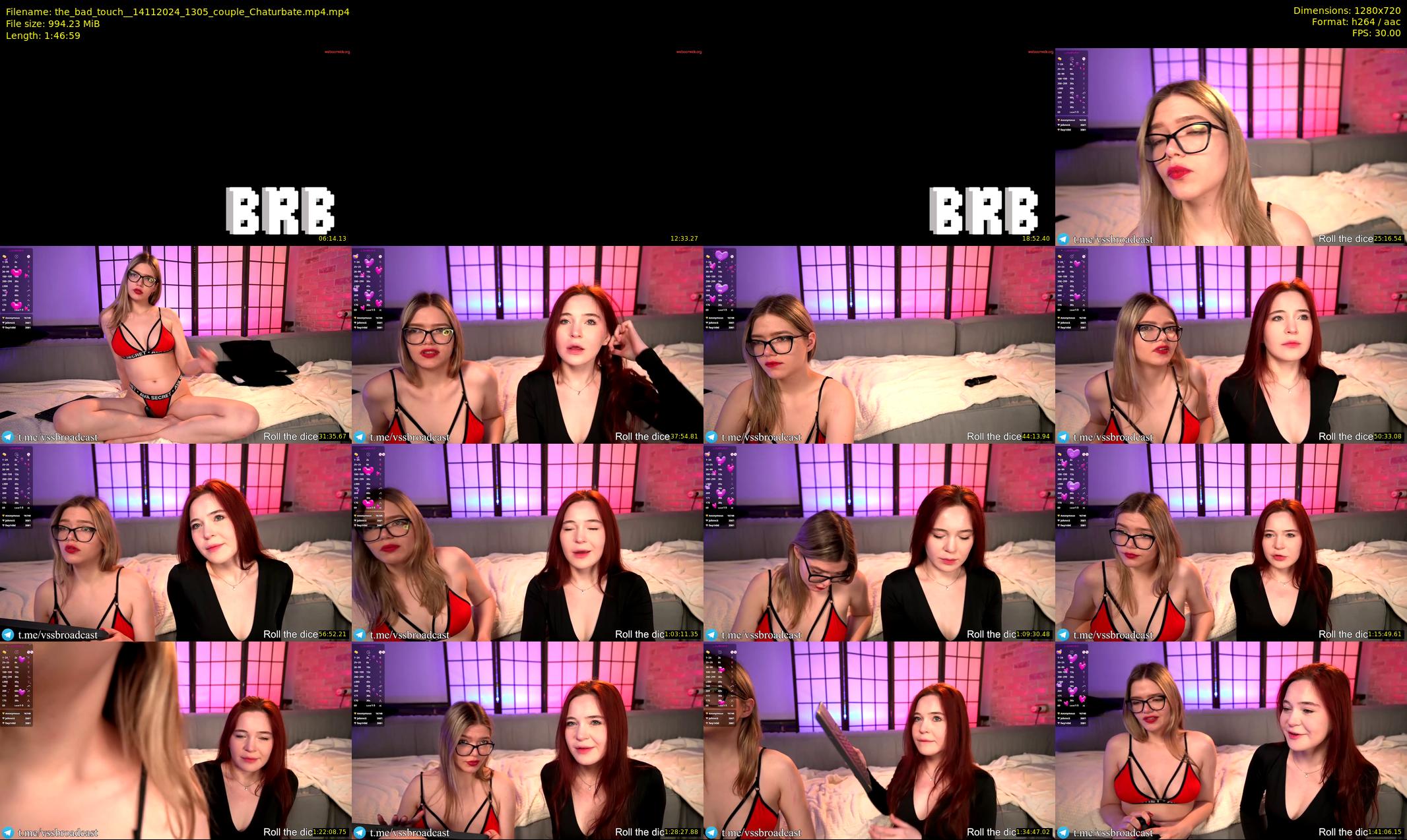 the_bad_touch_ — 107 minute Chaturbate couple cam show recording, 720p, Nov 14, 2024