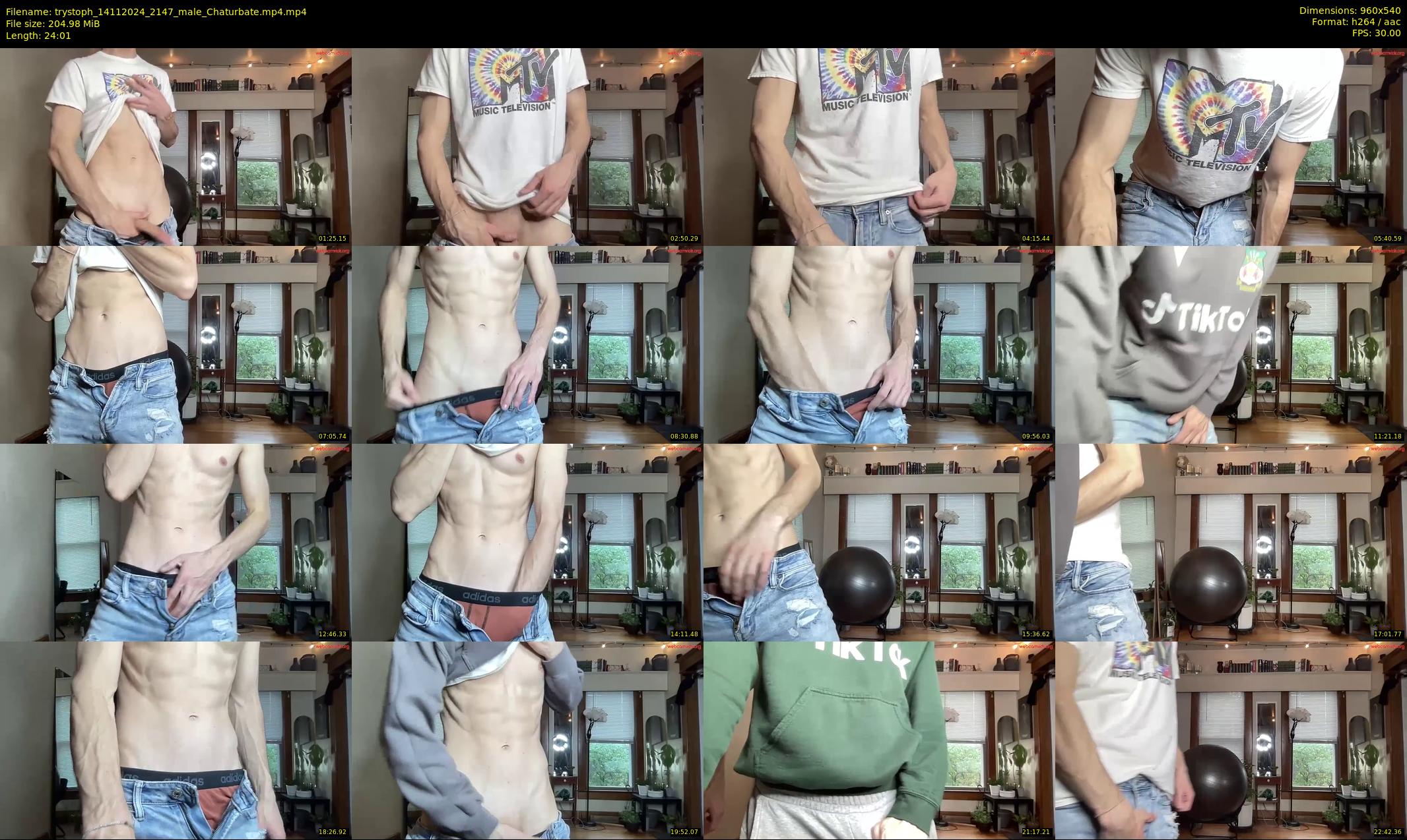 trystoph — 25 minute Chaturbate male cam show recording, 480p, Nov 14, 2024