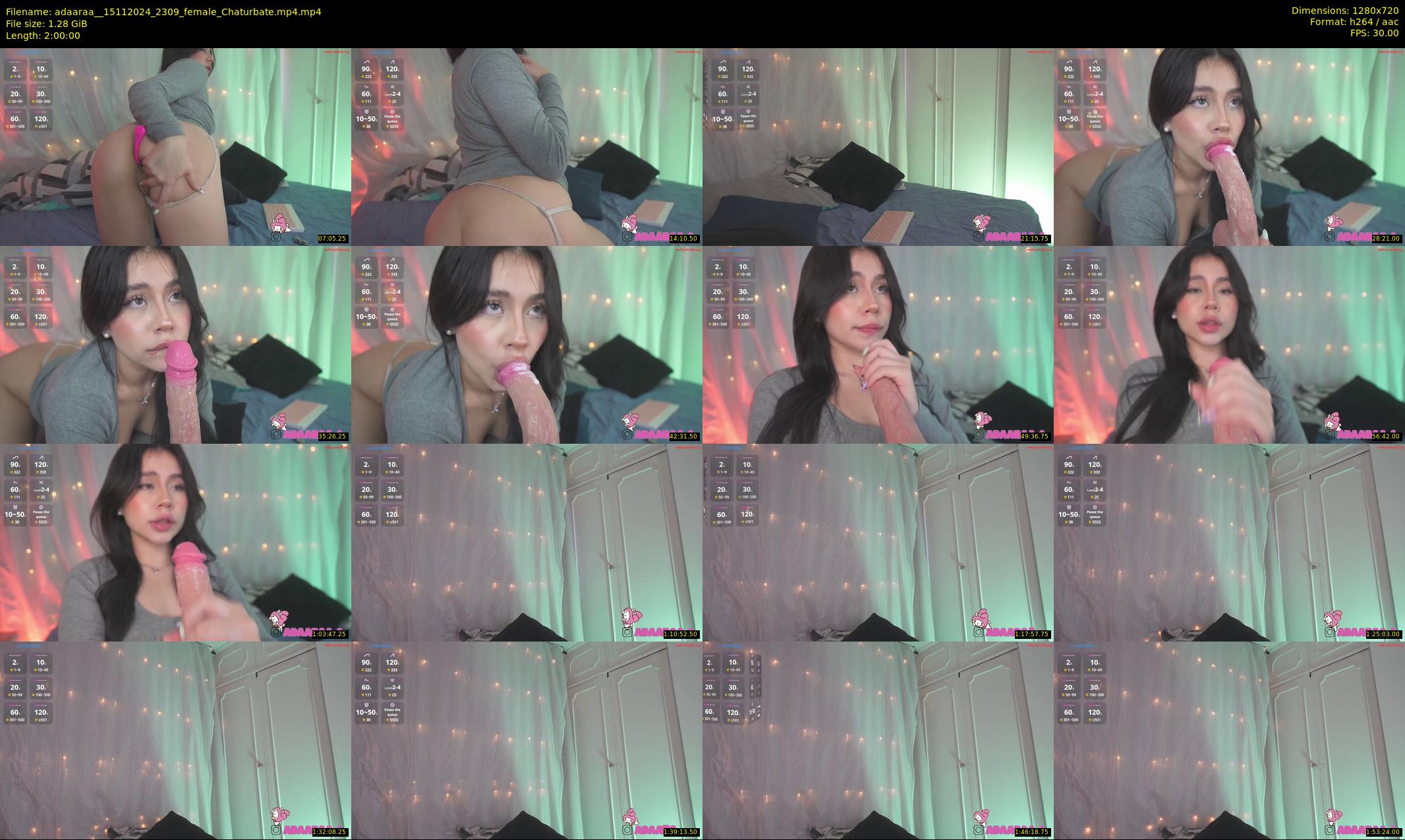 adaaraa_ — 120 minute Chaturbate female cam show recording, 720p, Nov 15, 2024
