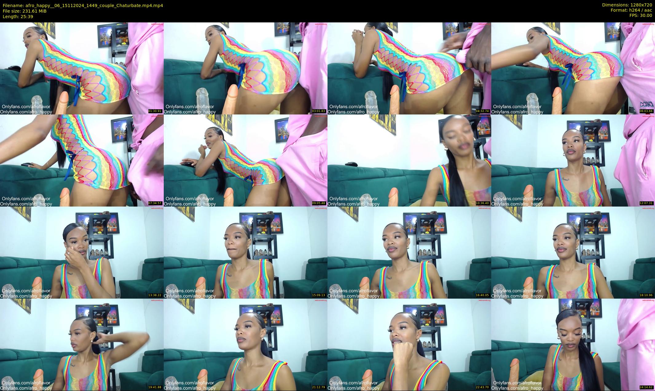 afro_happy__06 — 26 minute Chaturbate couple cam show recording, 720p, Nov 15, 2024