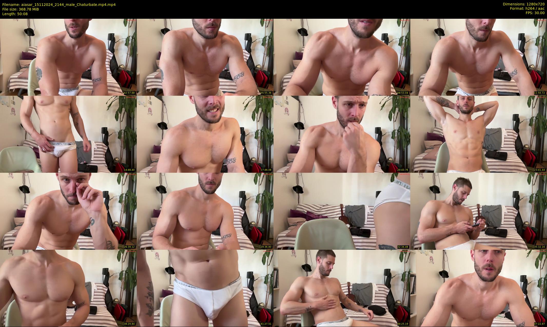 aiasar — 51 minute Chaturbate male cam show recording, 720p, Nov 15, 2024