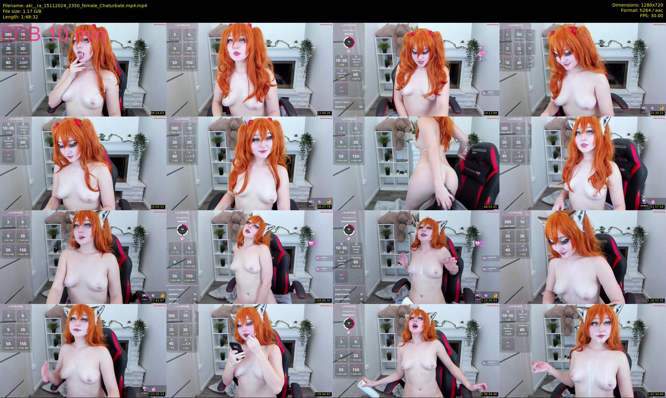 aki__ra — 109 minute Chaturbate female cam show recording, 720p, Nov 15, 2024