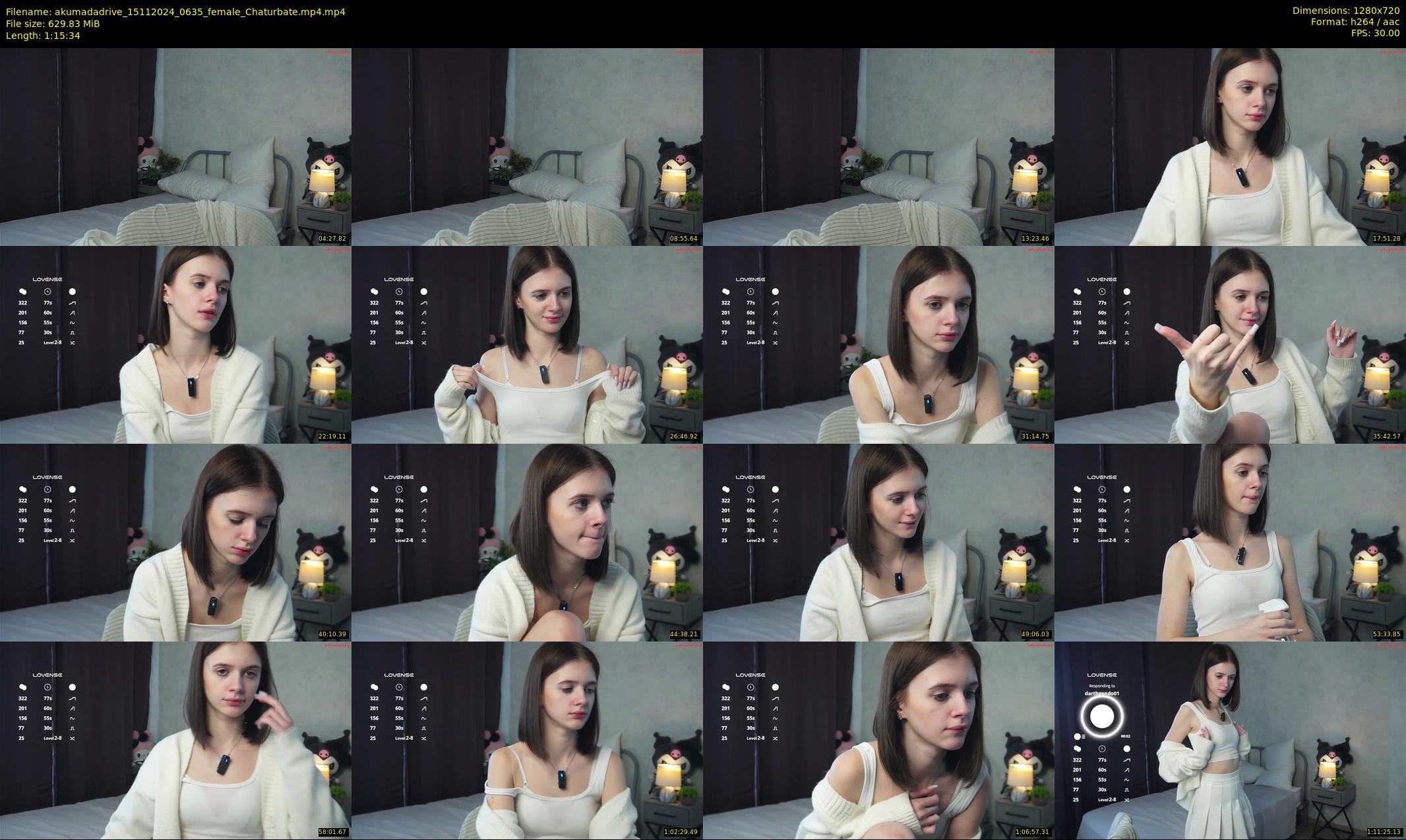 akumadadrive — 76 minute Chaturbate female cam show recording, 720p, Nov 15, 2024