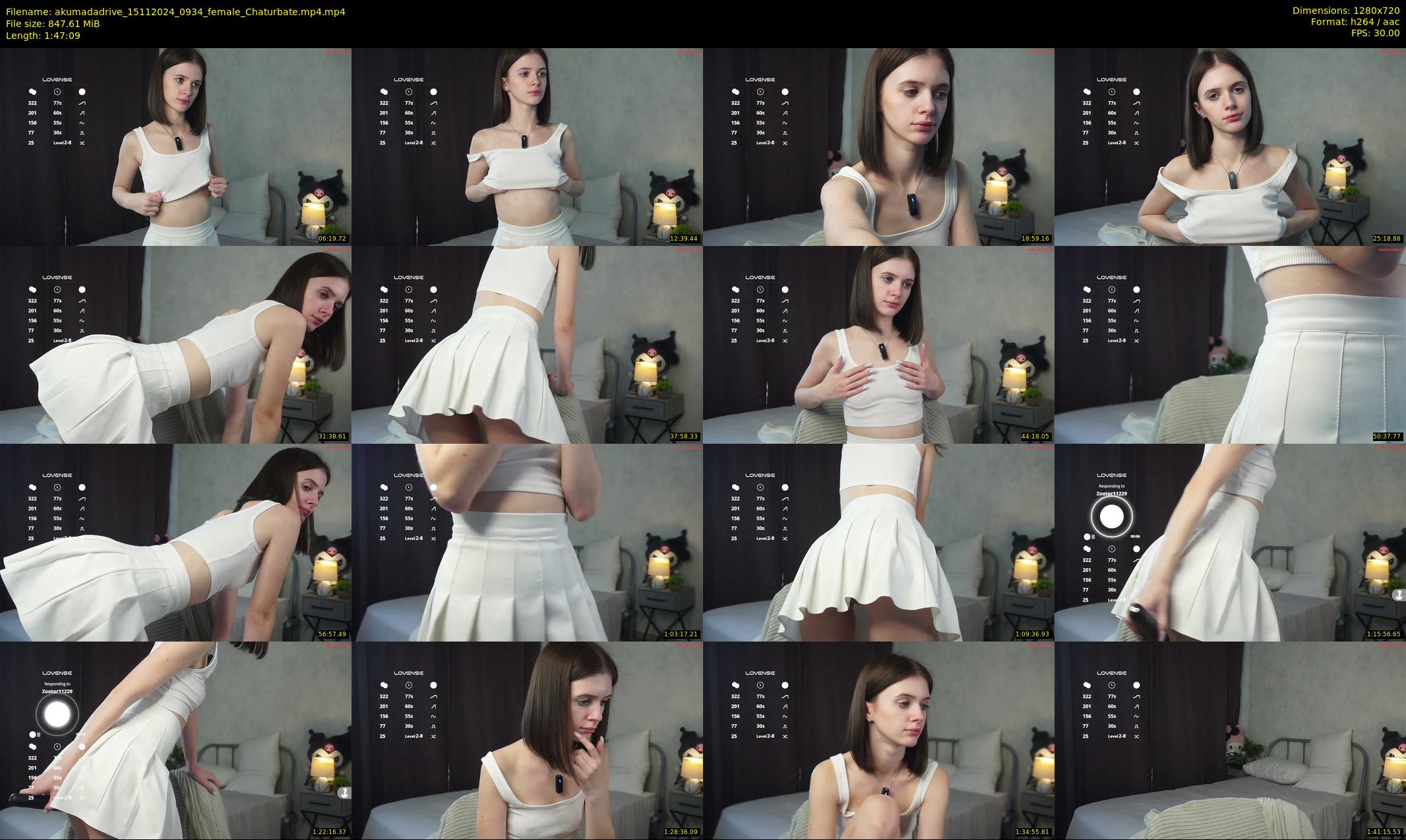 akumadadrive — 108 minute Chaturbate female cam show recording, 720p, Nov 15, 2024