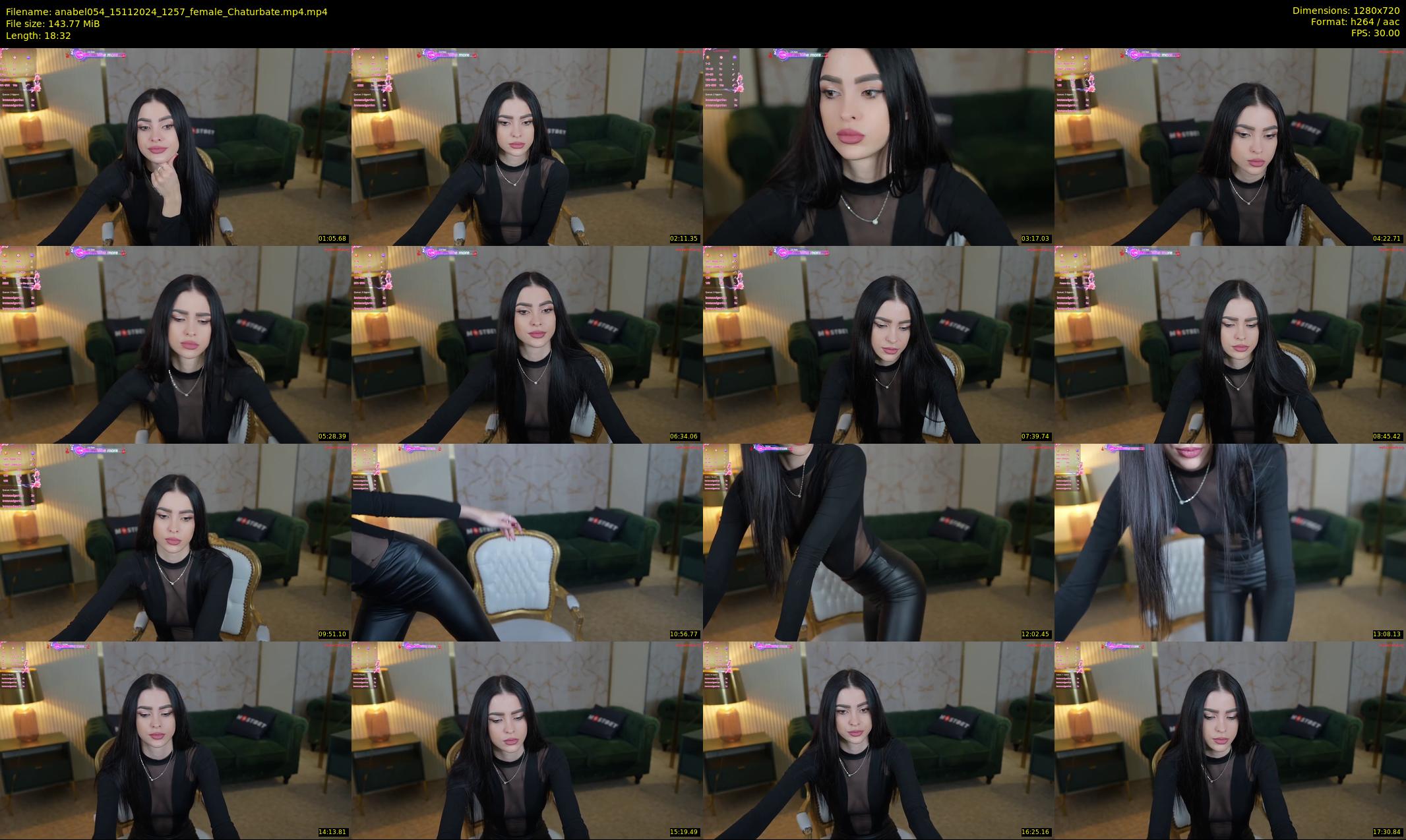 anabel054 — 19 minute Chaturbate female cam show recording, 720p, Nov 15, 2024