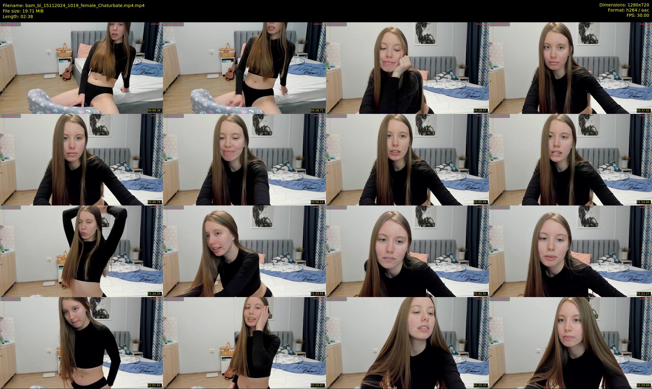 bam_bi — 3 minute Chaturbate female cam show recording, 720p, Nov 15, 2024