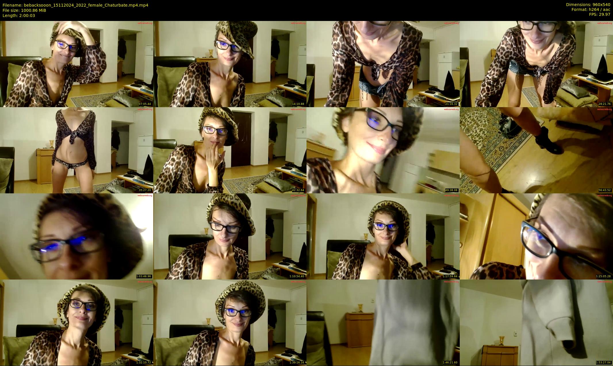 bebacksooon — 121 minute Chaturbate female cam show recording, 480p, Nov 15, 2024