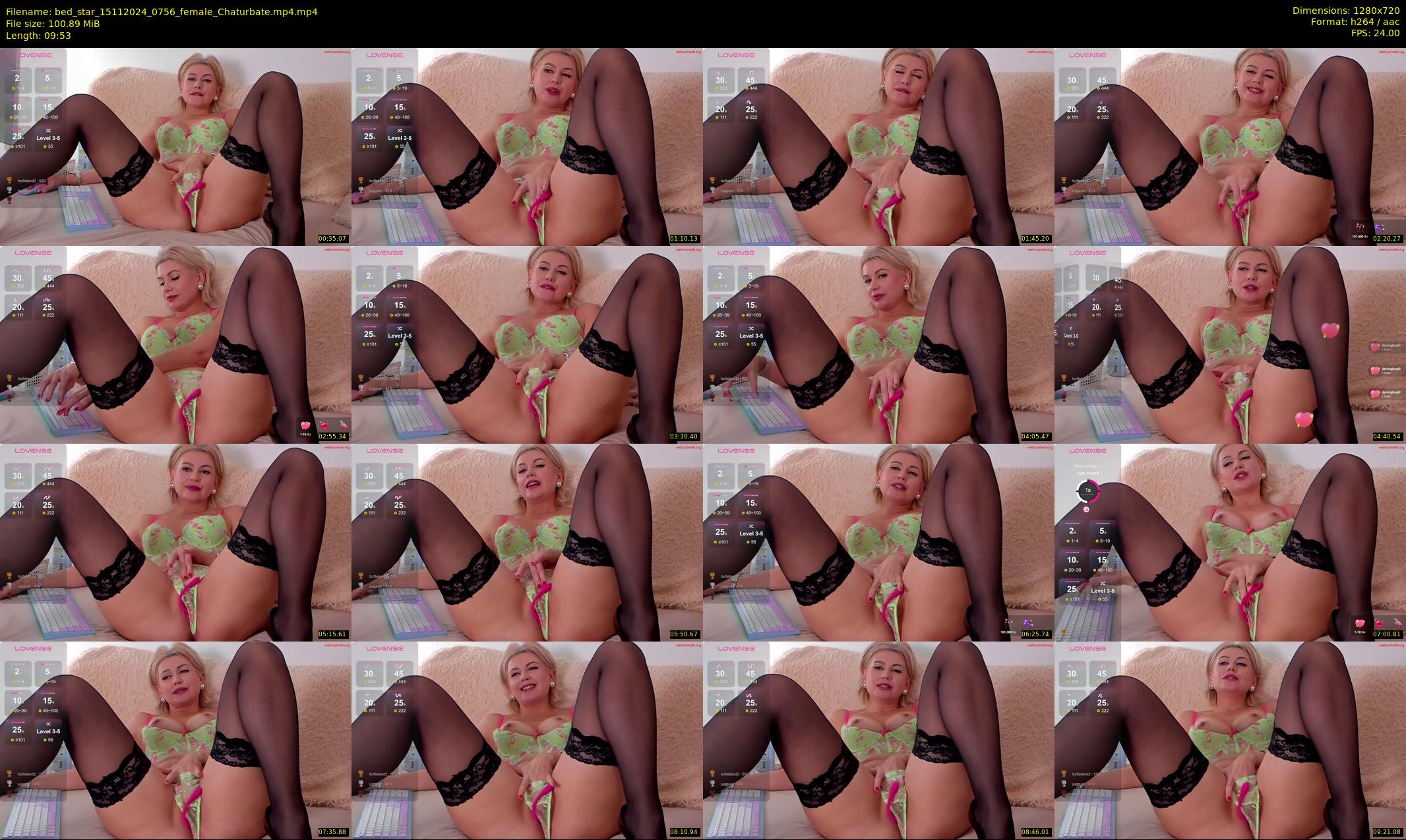 bed_star — 10 minute Chaturbate female cam show recording, 720p, Nov 15, 2024