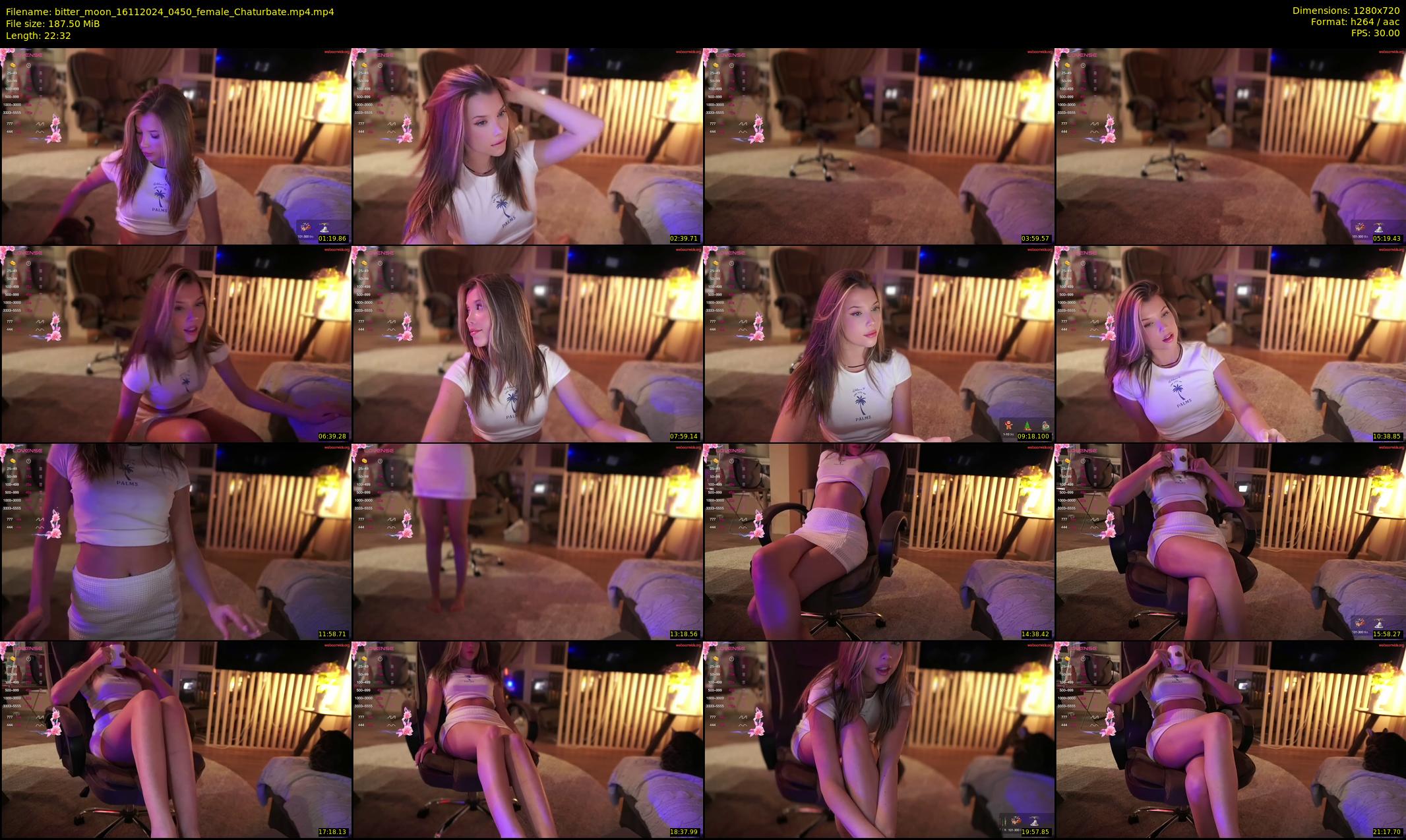 bitter_moon — 23 minute Chaturbate female cam show recording, 720p, Nov 16, 2024