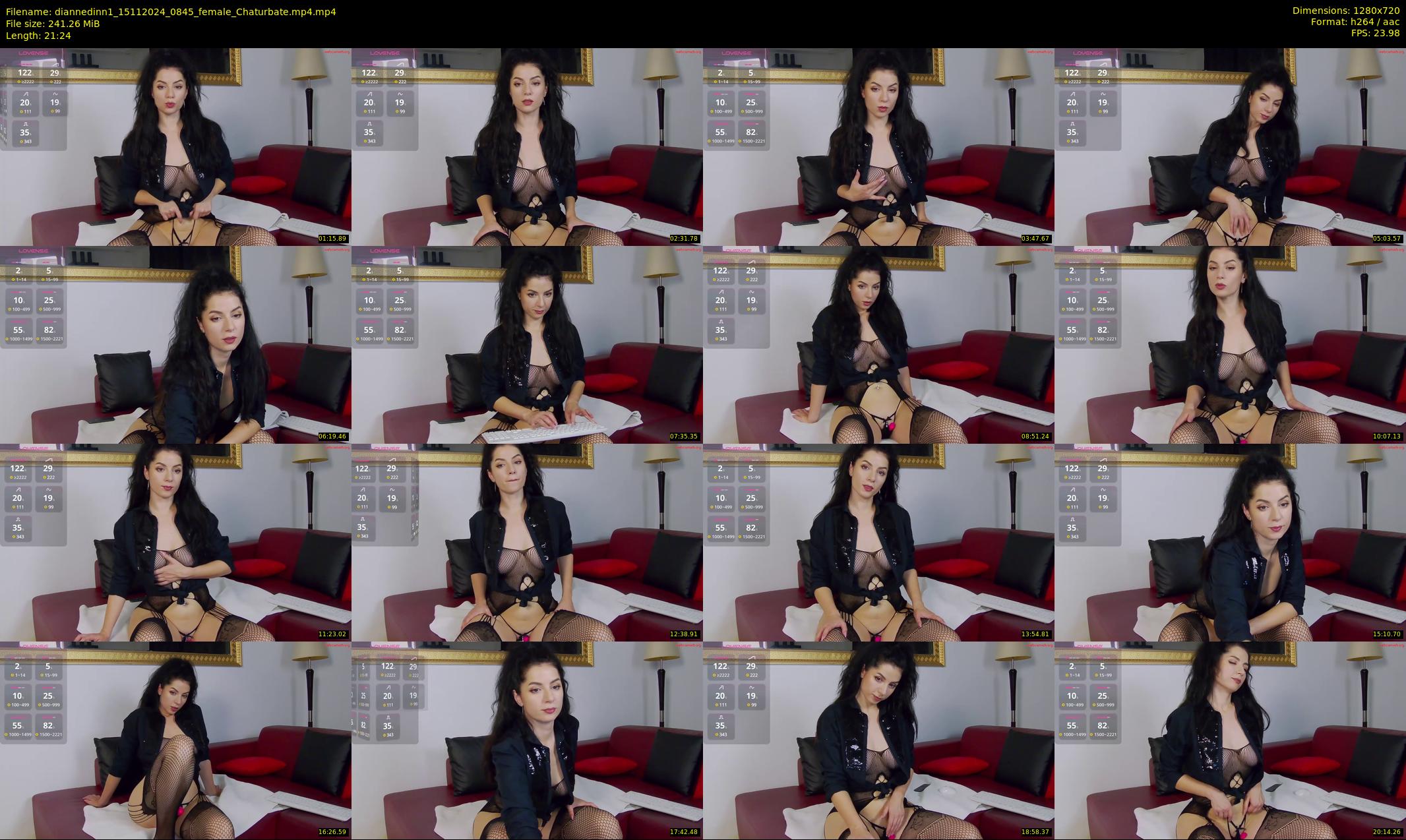 diannedinn1 — 22 minute Chaturbate female cam show recording, 720p, Nov 15, 2024