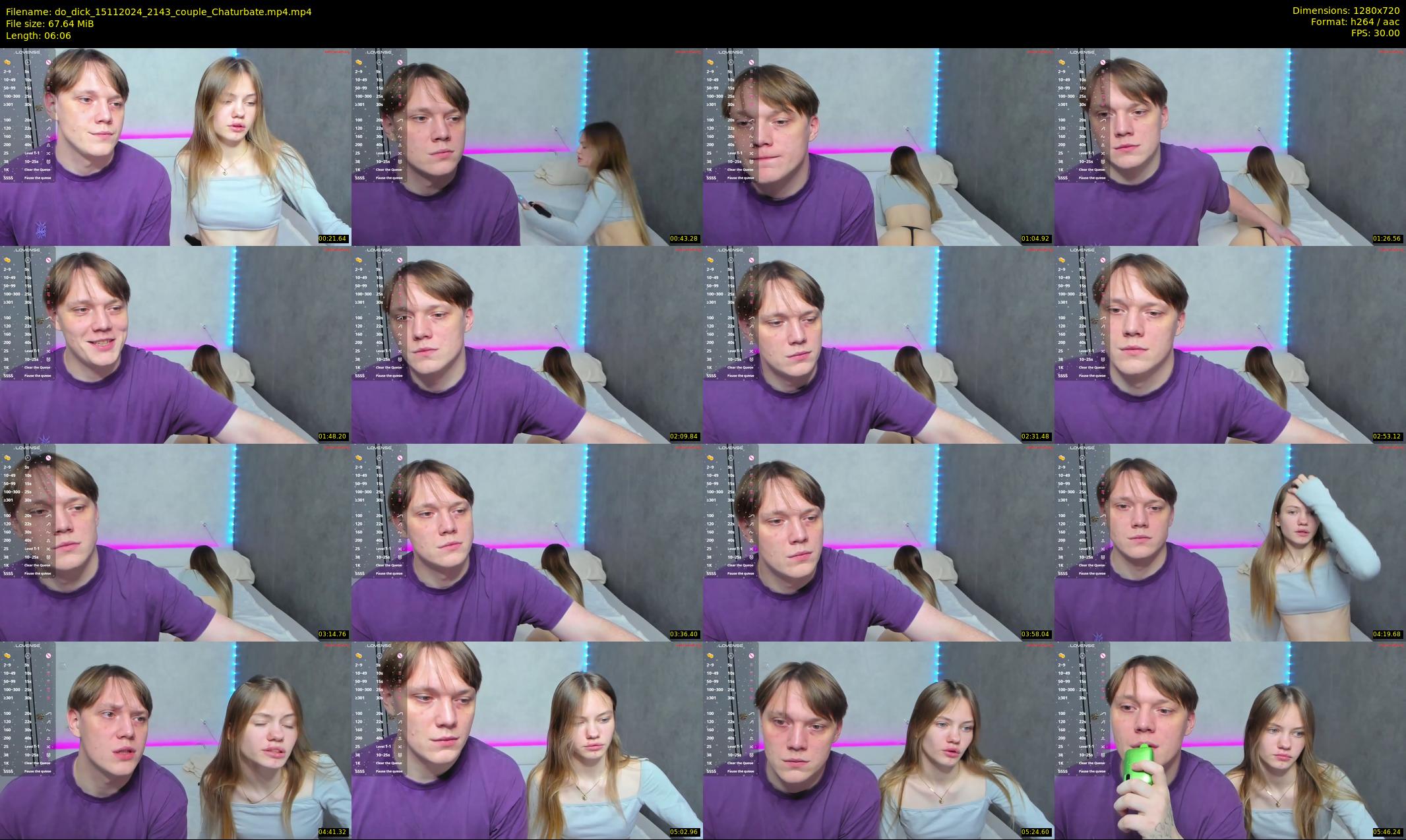do_dick — 7 minute Chaturbate couple cam show recording, 720p, Nov 15, 2024