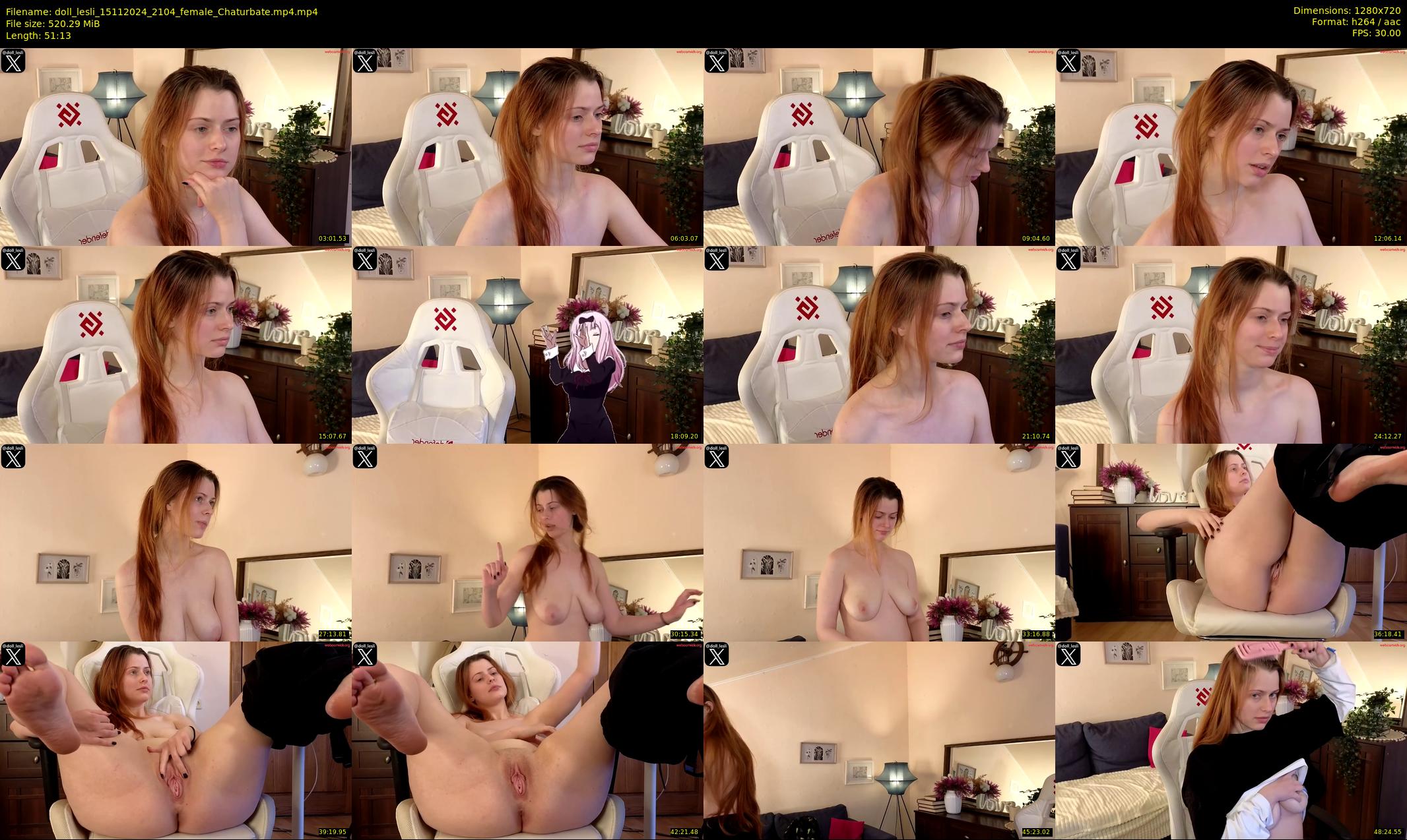 doll_lesli — 52 minute Chaturbate female cam show recording, 720p, Nov 15, 2024