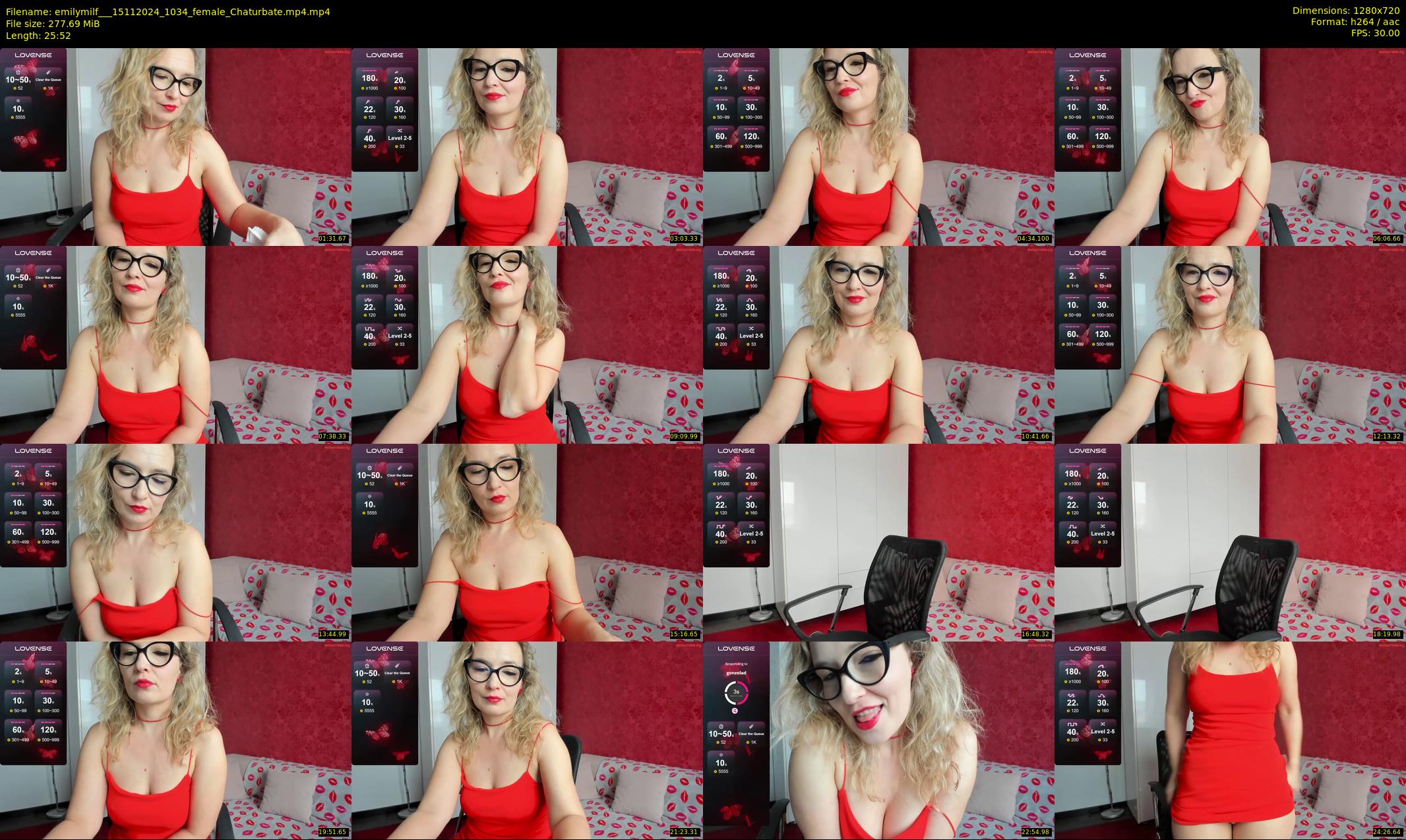 emilymilf__ — 26 minute Chaturbate female cam show recording, 720p, Nov 15, 2024