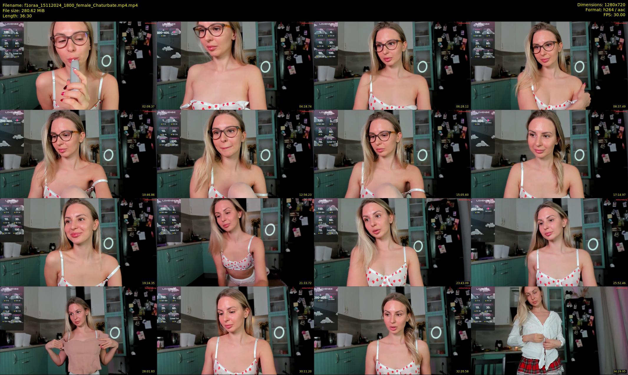 f1oraa — 37 minute Chaturbate female cam show recording, 720p, Nov 15, 2024