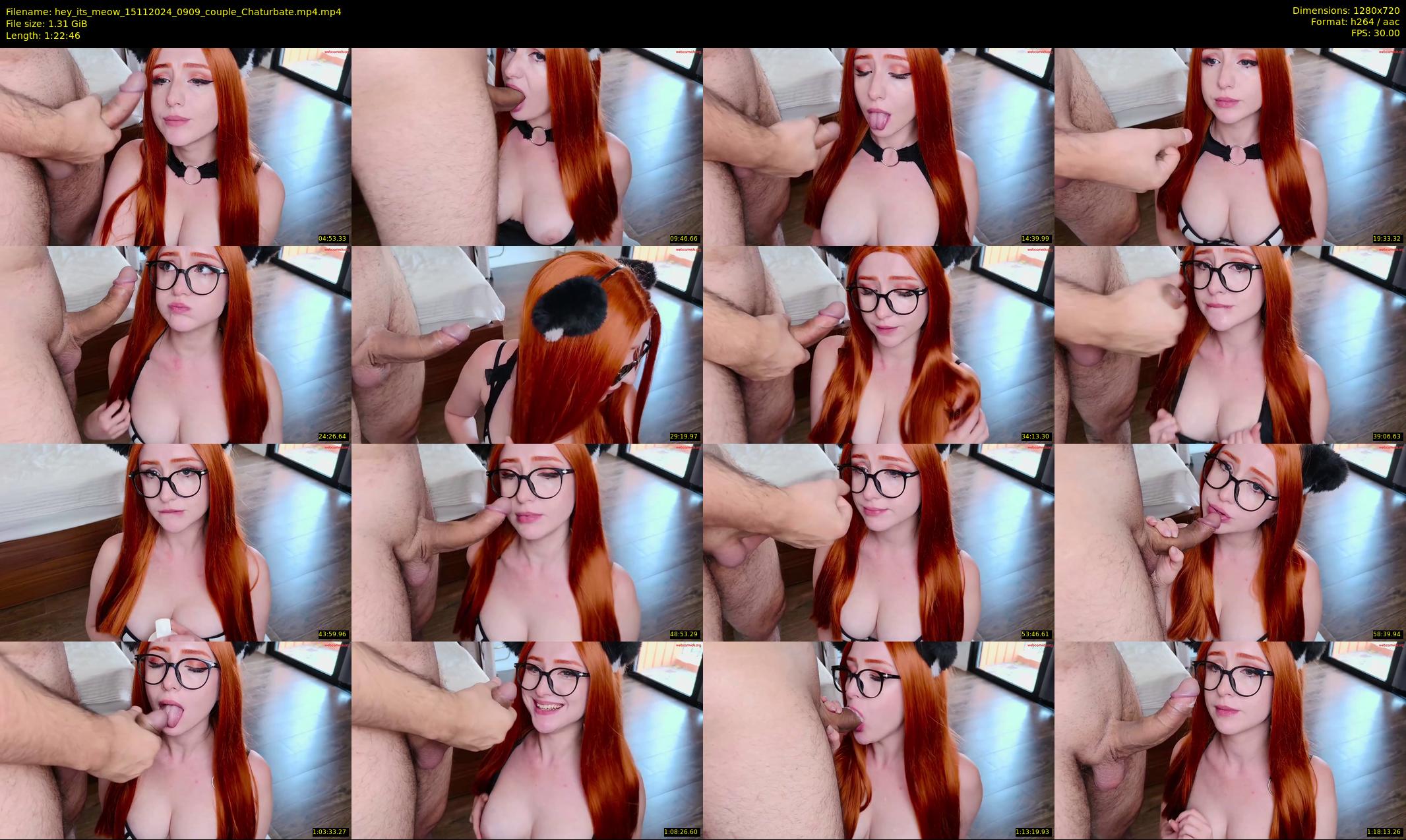 hey_its_meow — 83 minute Chaturbate couple cam show recording, 720p, Nov 15, 2024