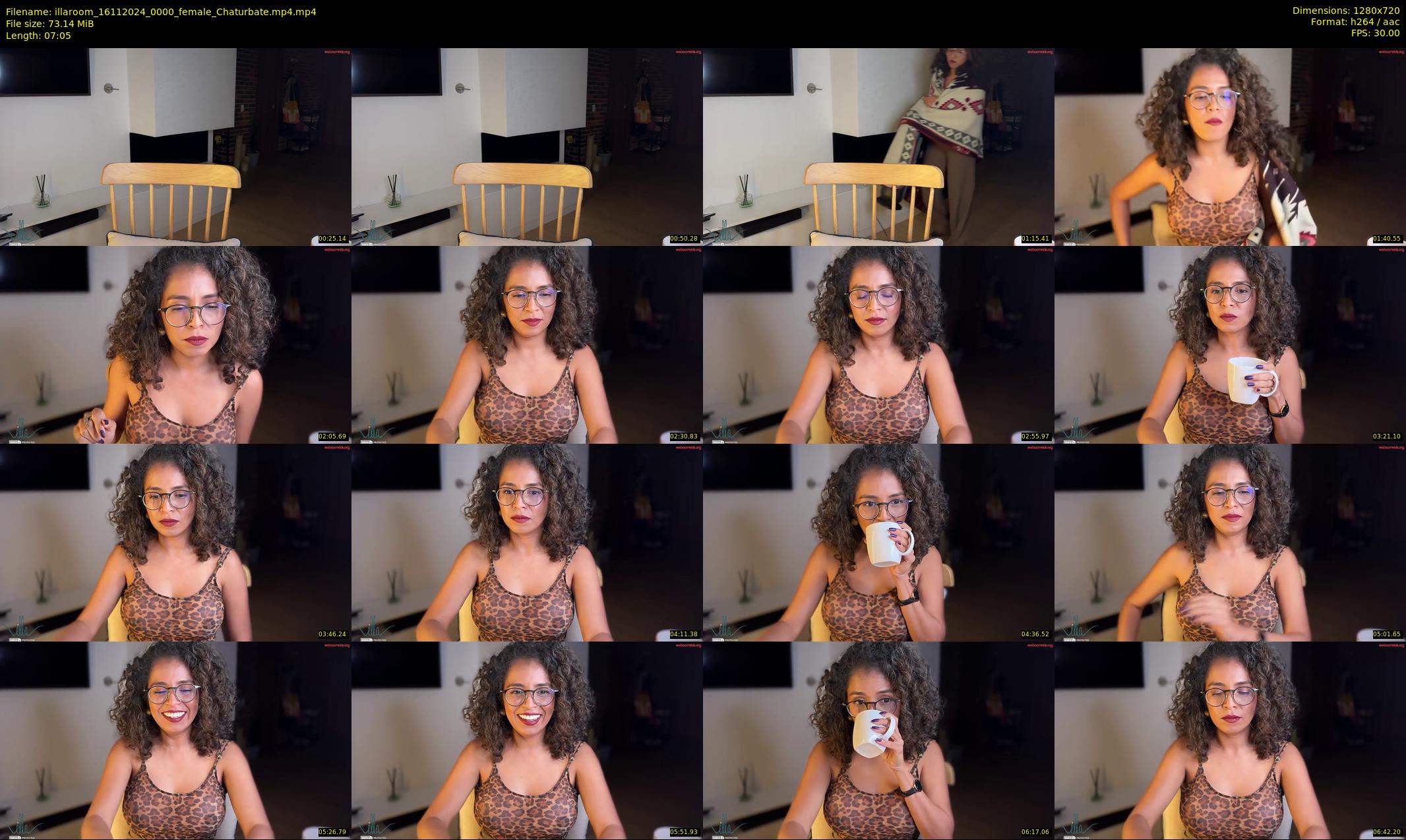illaroom — 8 minute Chaturbate female cam show recording, 720p, Nov 16, 2024