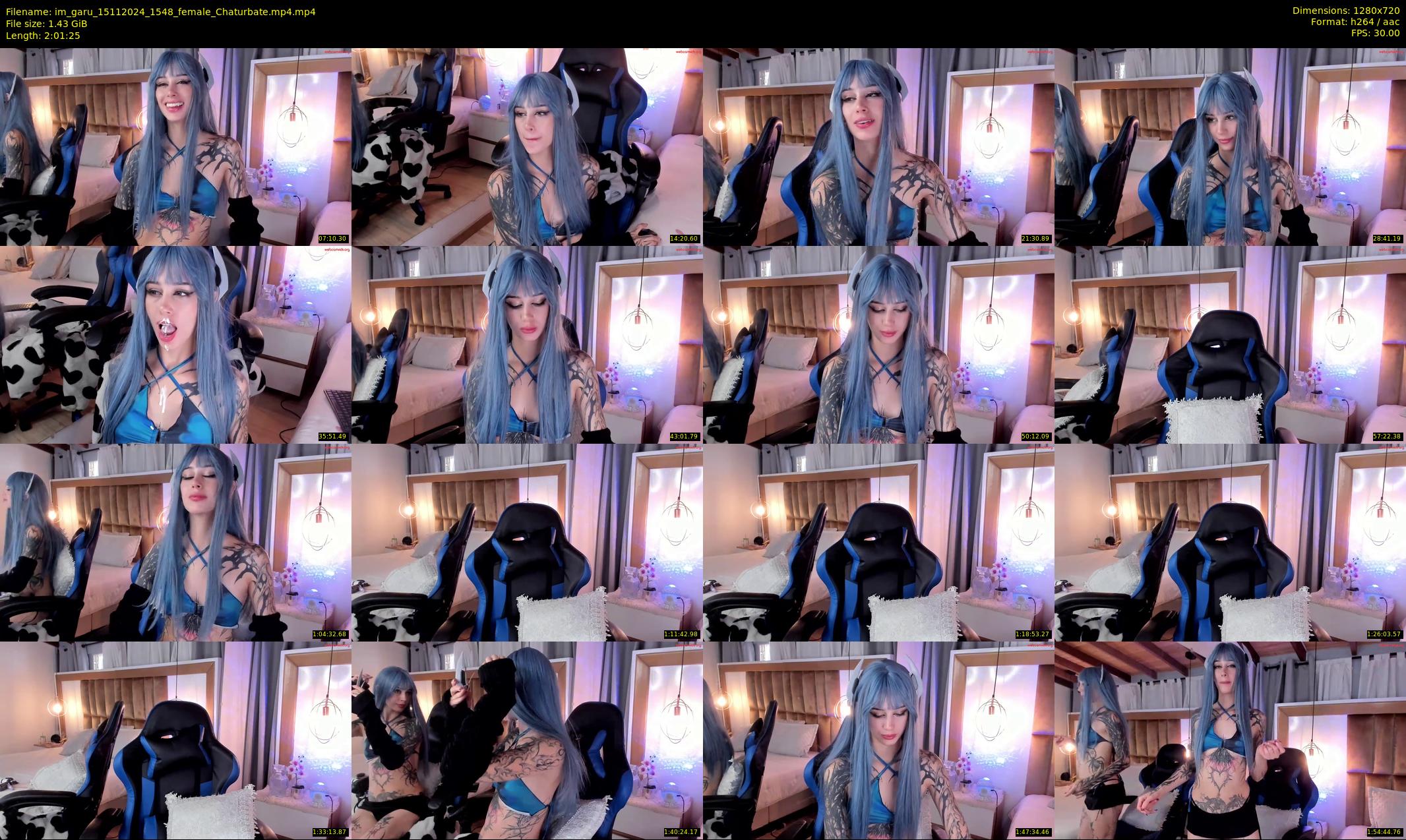 im_garu — 122 minute Chaturbate female cam show recording, 720p, Nov 15, 2024