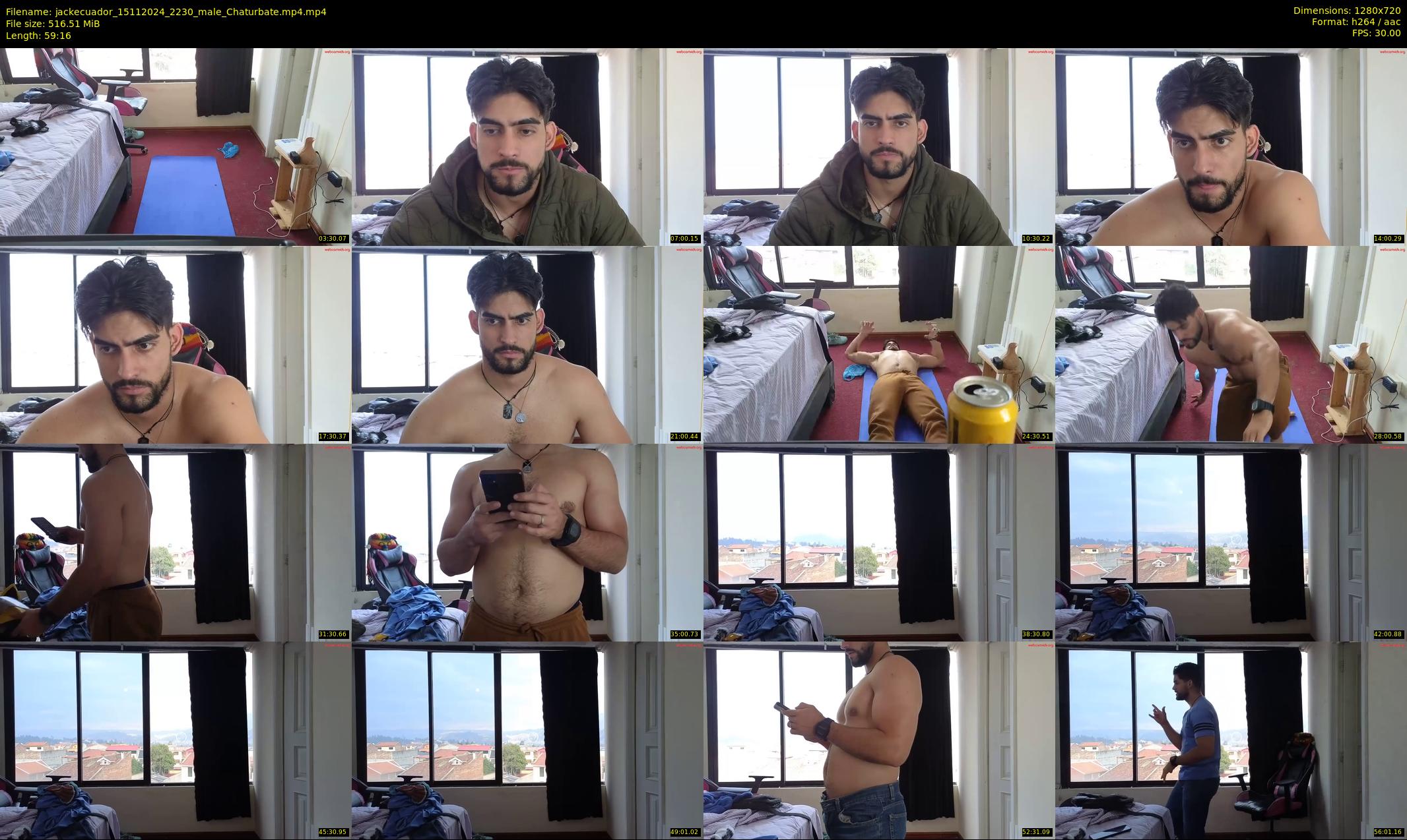 jackecuador — 60 minute Chaturbate male cam show recording, 720p, Nov 15, 2024