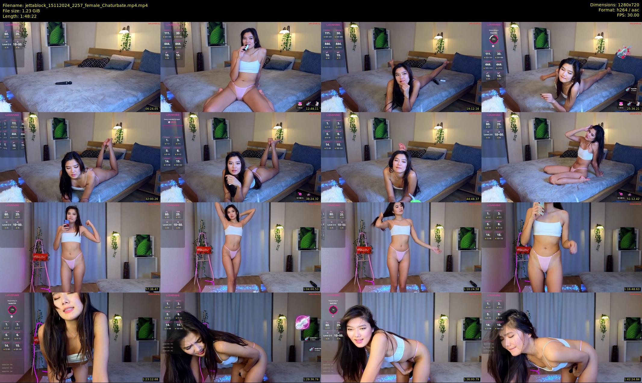 jettablock — 109 minute Chaturbate female cam show recording, 720p, Nov 15, 2024