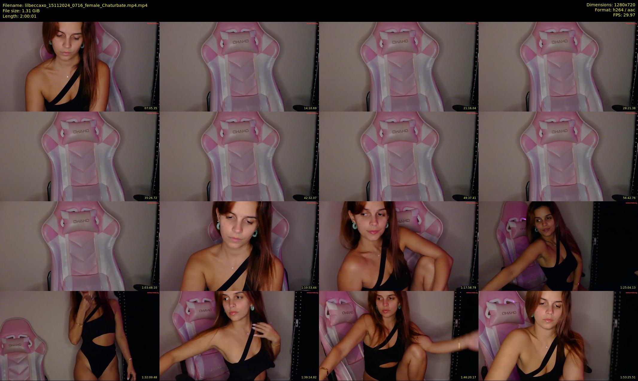 lilbeccaxo — 121 minute Chaturbate female cam show recording, 720p, Nov 15, 2024