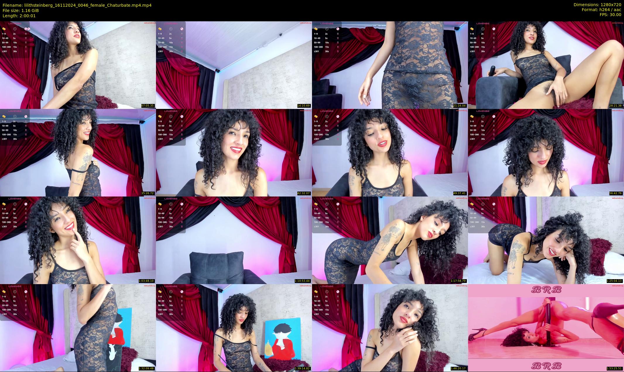 lilithsteinberg — 121 minute Chaturbate female cam show recording, 720p, Nov 16, 2024