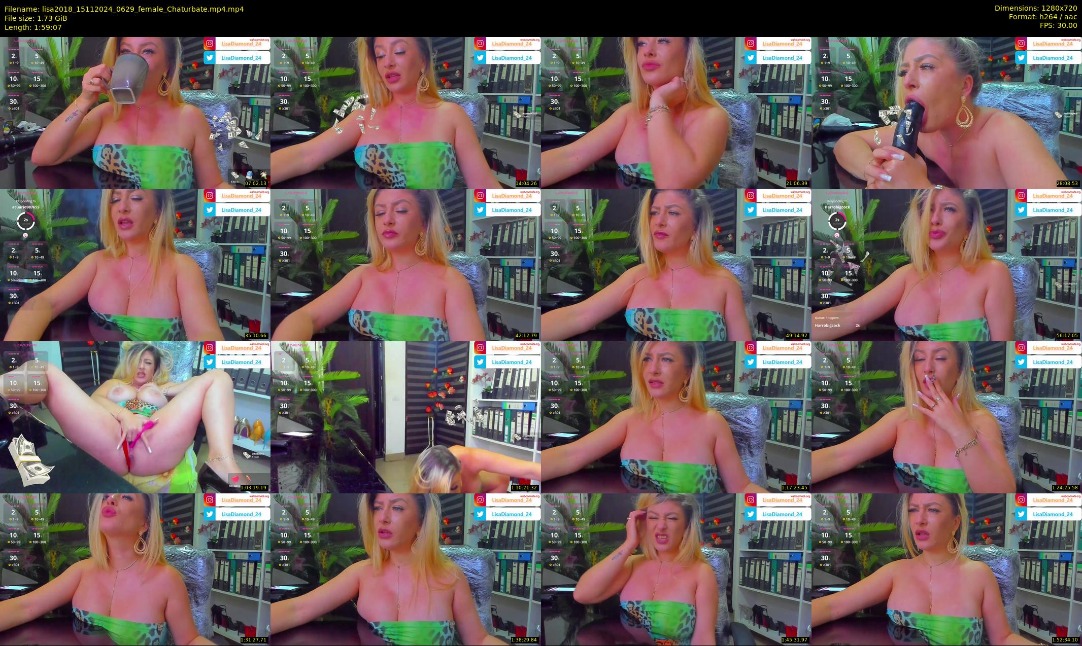 lisa2018 — 120 minute Chaturbate female cam show recording, 720p, Nov 15, 2024