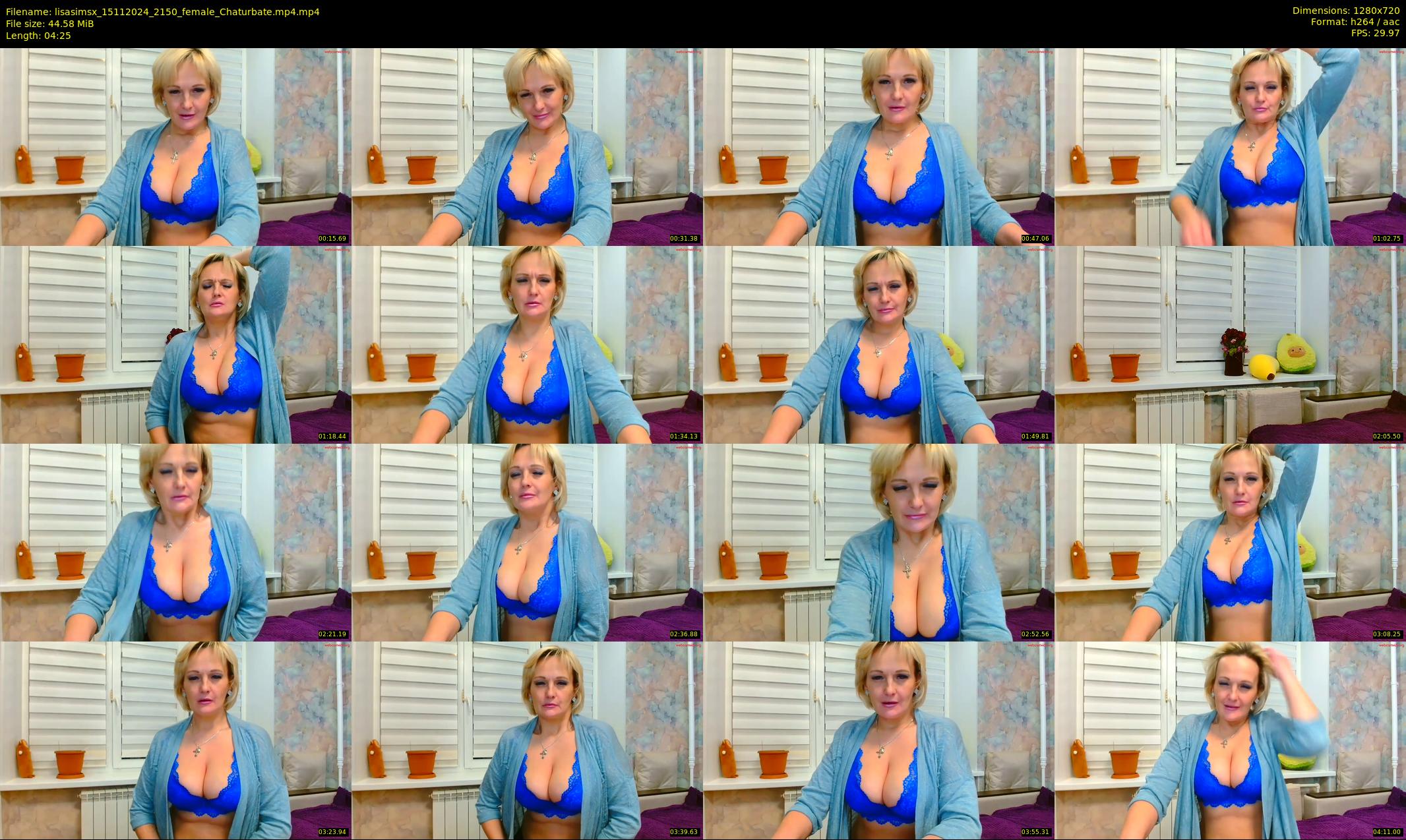 lisasimsx — 5 minute Chaturbate female cam show recording, 720p, Nov 15, 2024