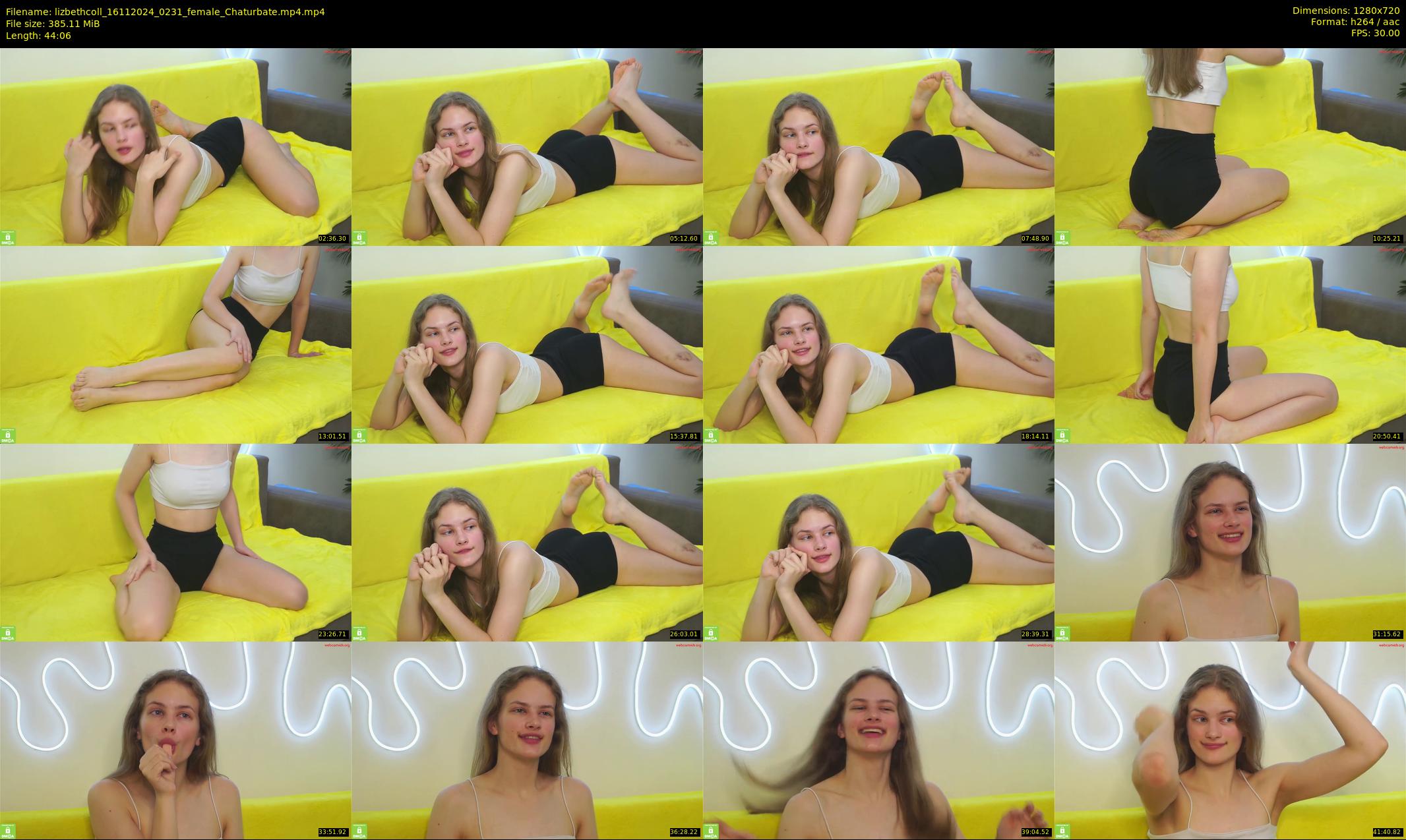 lizbethcoll — 45 minute Chaturbate female cam show recording, 720p, Nov 16, 2024