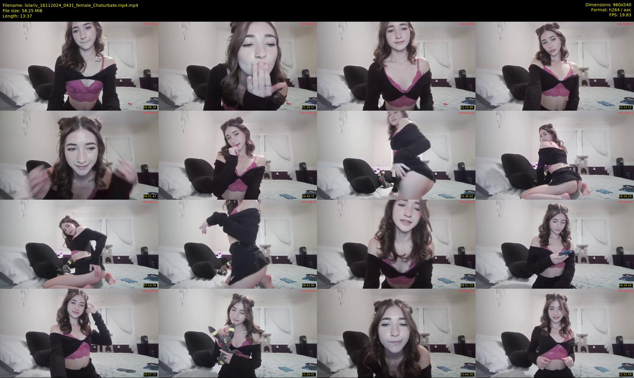 lolariv — 14 minute Chaturbate female cam show recording, 480p, Nov 16, 2024