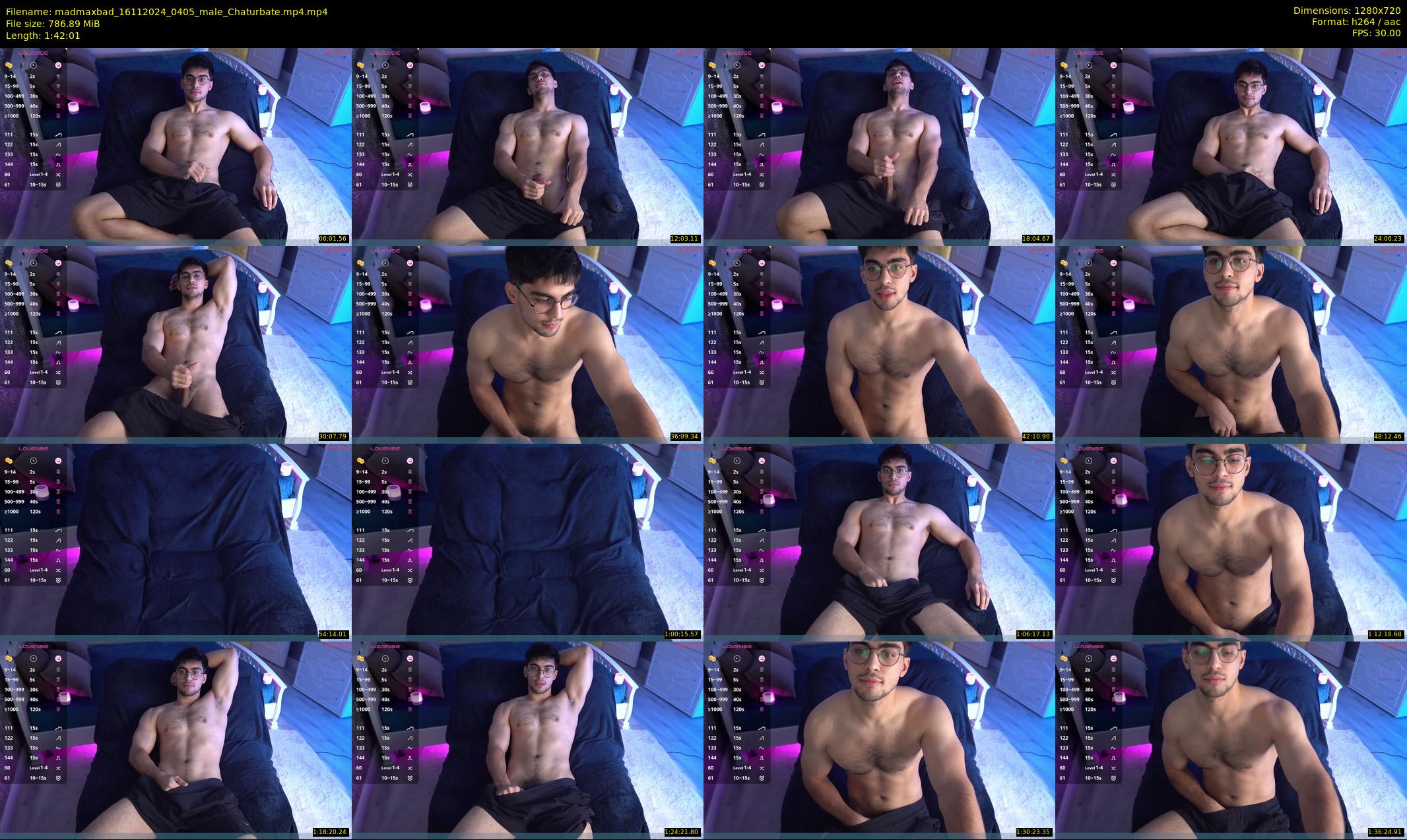 madmaxbad — 103 minute Chaturbate male cam show recording, 720p, Nov 16, 2024