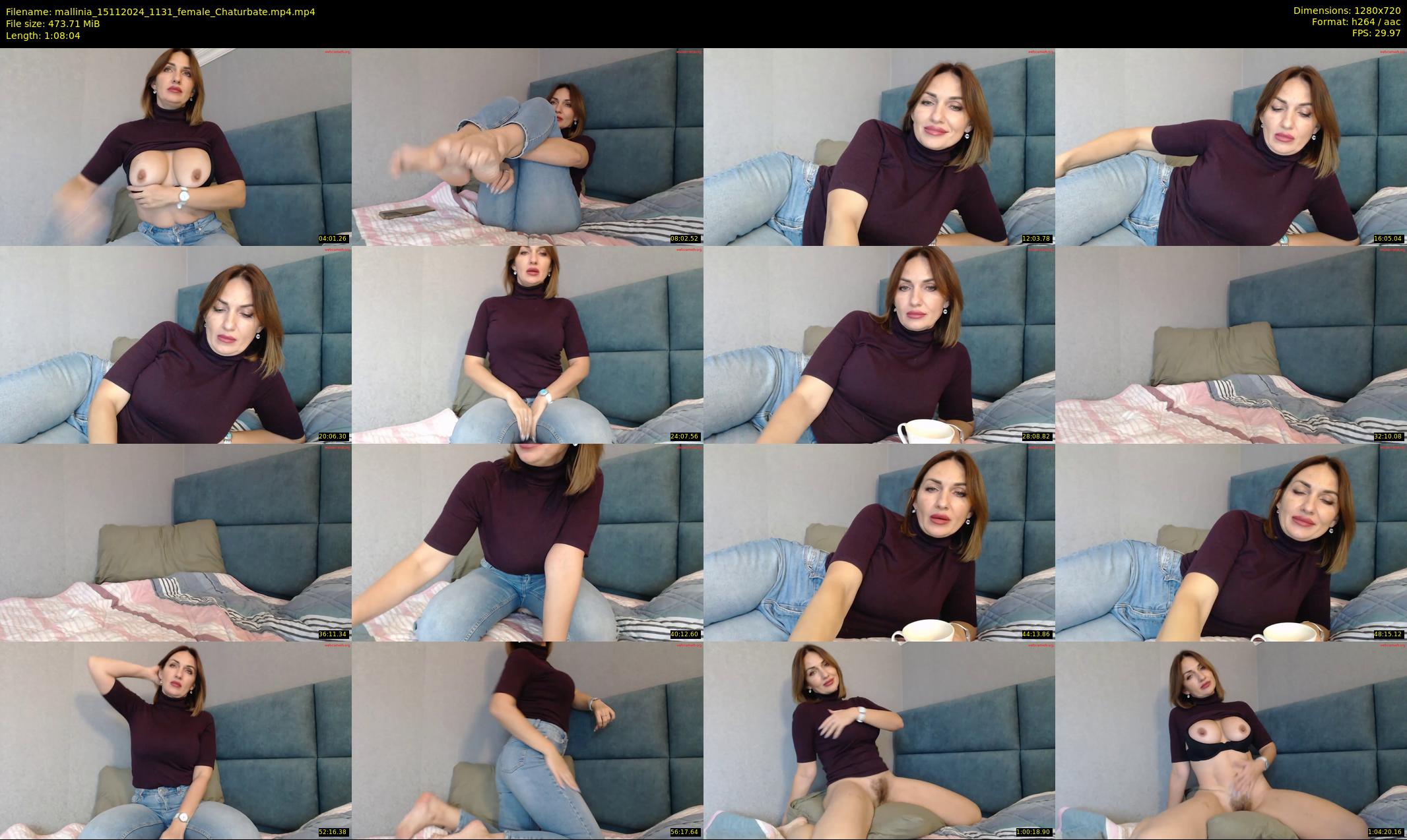 mallinia — 69 minute Chaturbate female cam show recording, 720p, Nov 15, 2024