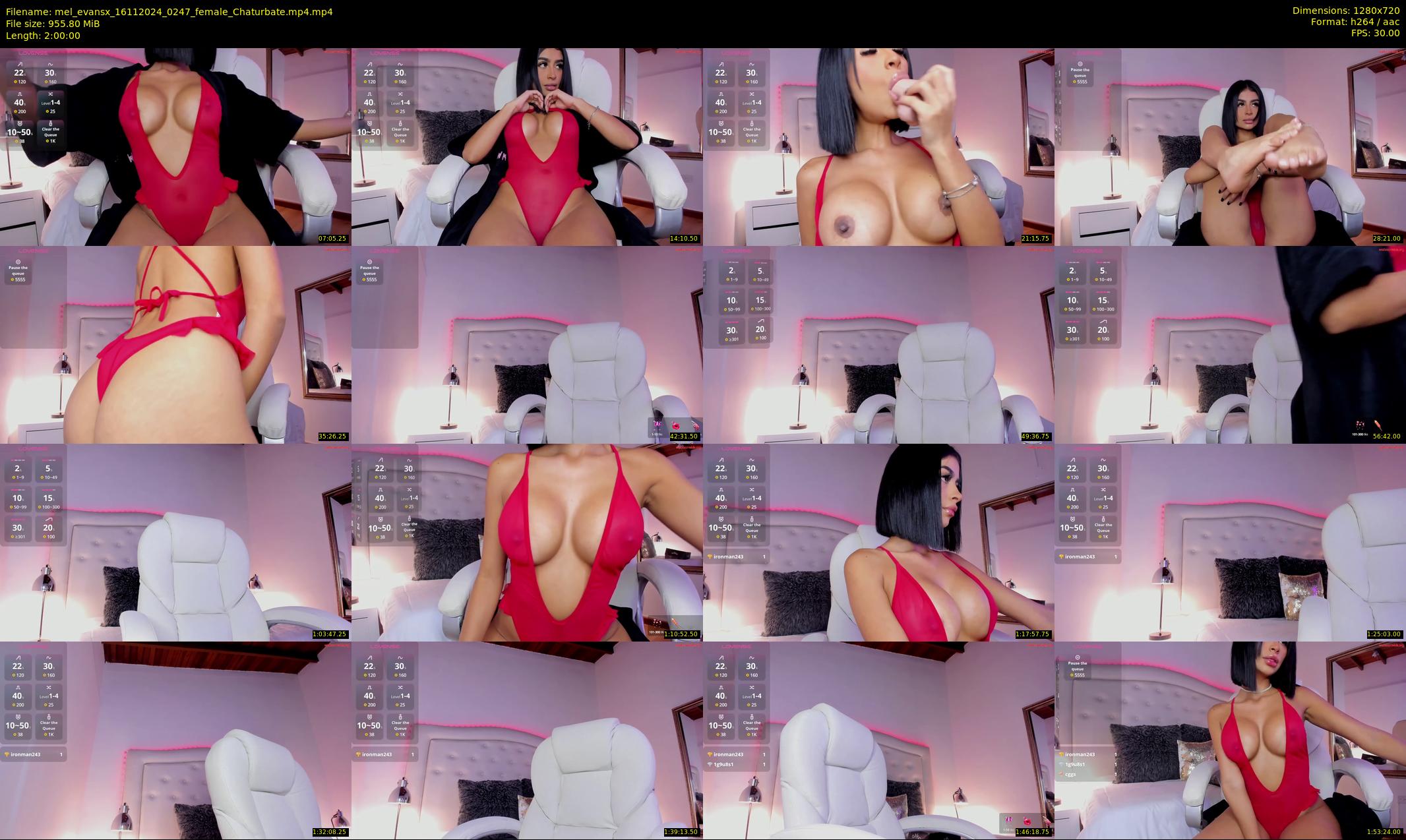 mel_evansx — 120 minute Chaturbate female cam show recording, 720p, Nov 16, 2024