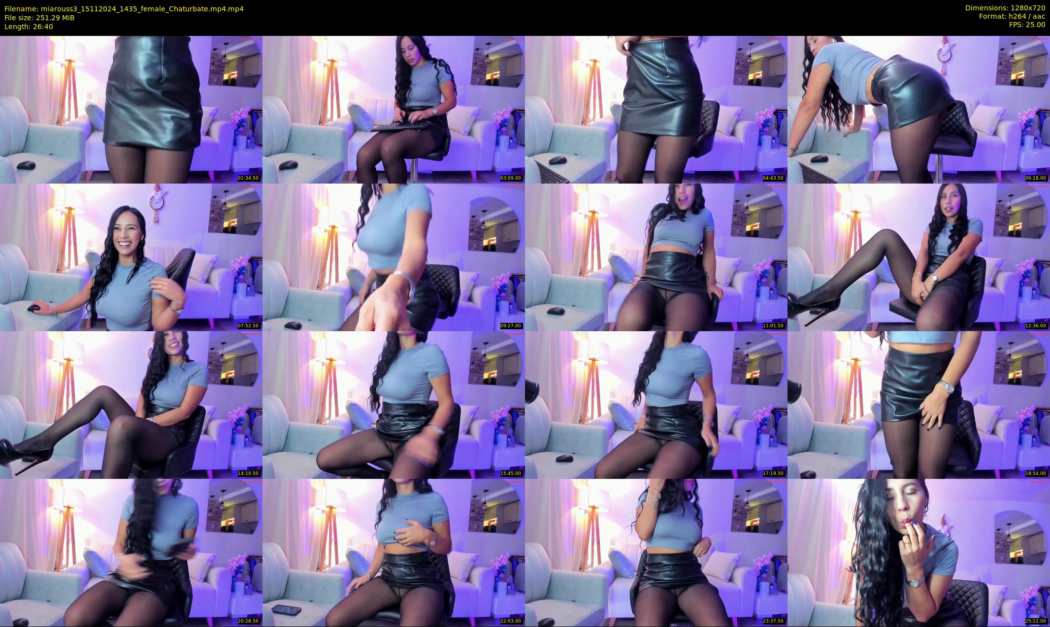miarouss3 — 27 minute Chaturbate female cam show recording, 720p, Nov 15, 2024