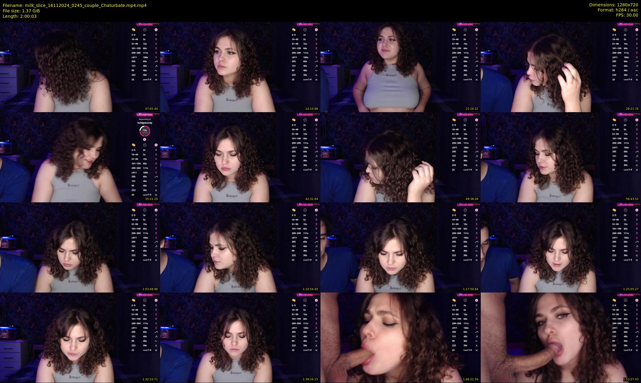 milk_slice — 121 minute Chaturbate couple cam show recording, 720p, Nov 16, 2024