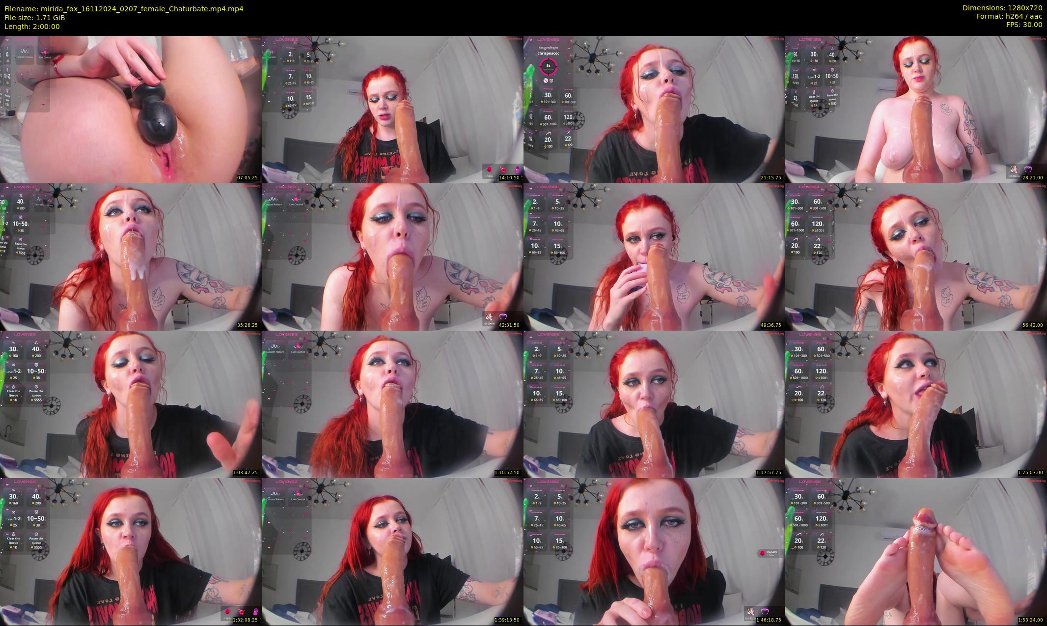 mirida_fox — 120 minute Chaturbate female cam show recording, 720p, Nov 16, 2024