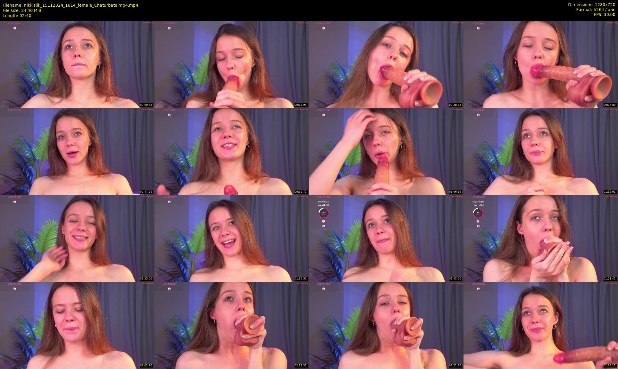nikkisilk — 3 minute Chaturbate female cam show recording, 720p, Nov 15, 2024