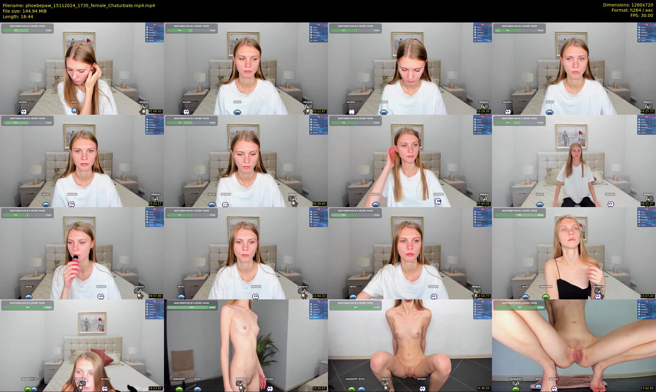 phoebepaw — 19 minute Chaturbate female cam show recording, 720p, Nov 15, 2024