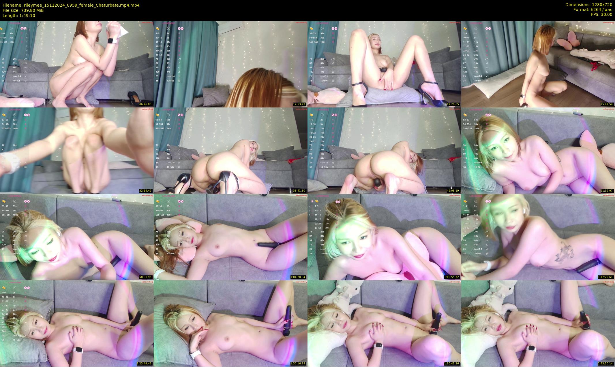 rileymee — 110 minute Chaturbate female cam show recording, 720p, Nov 15, 2024