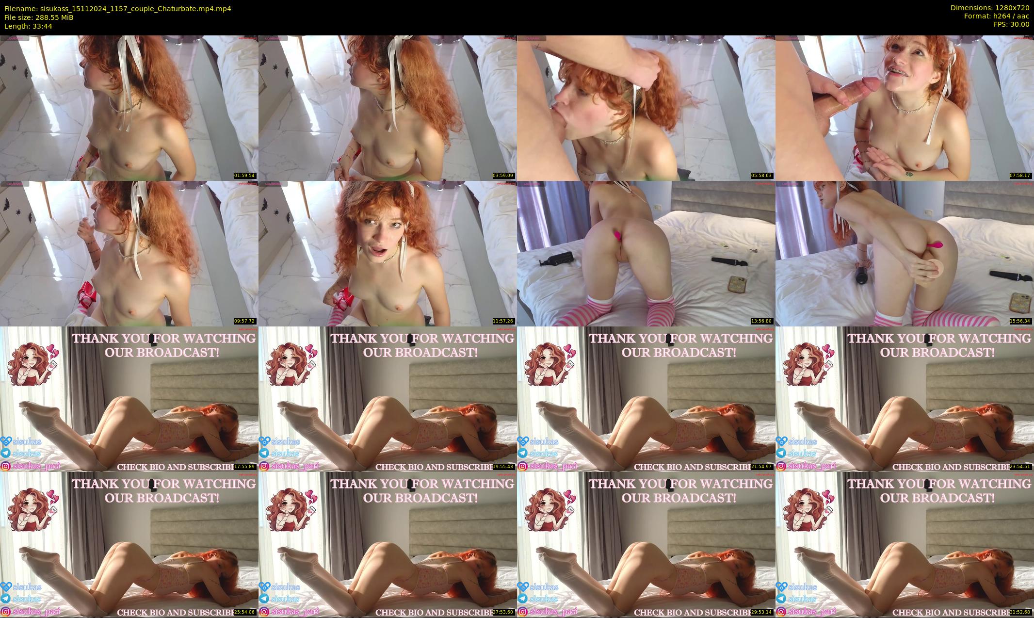 sisukass — 34 minute Chaturbate couple cam show recording, 720p, Nov 15, 2024