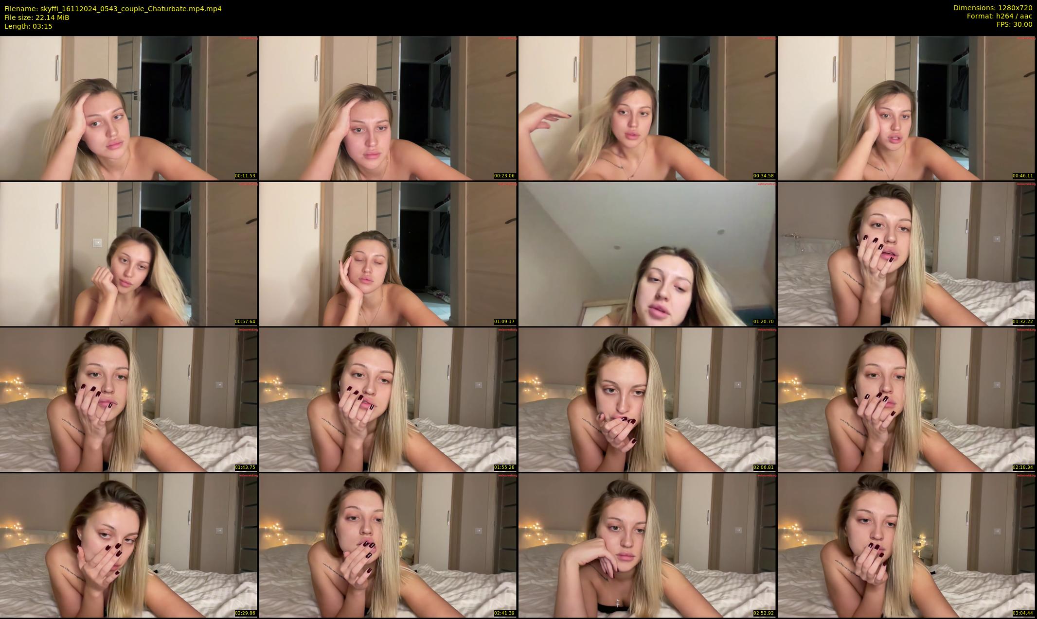 skyffi — 4 minute Chaturbate couple cam show recording, 720p, Nov 16, 2024