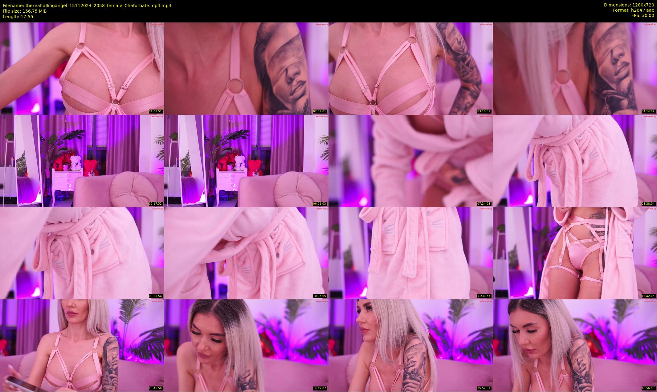 therealfallingangel — 18 minute Chaturbate female cam show recording, 720p, Nov 15, 2024