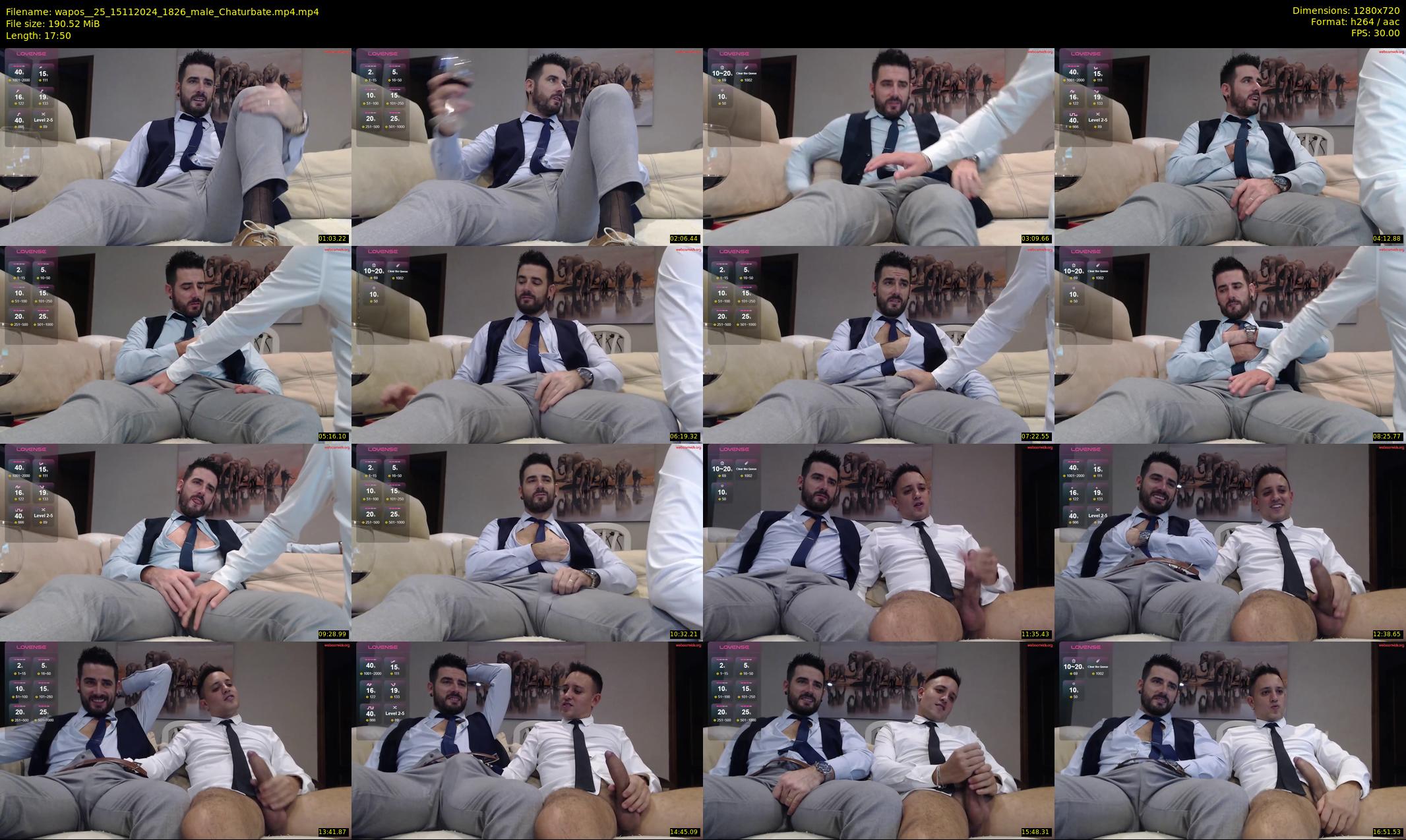 wapos__25 — 18 minute Chaturbate male cam show recording, 720p, Nov 15, 2024
