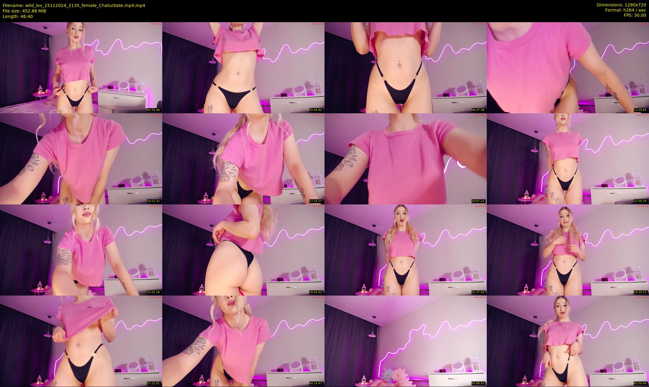wild_lov — 49 minute Chaturbate female cam show recording, 720p, Nov 15, 2024
