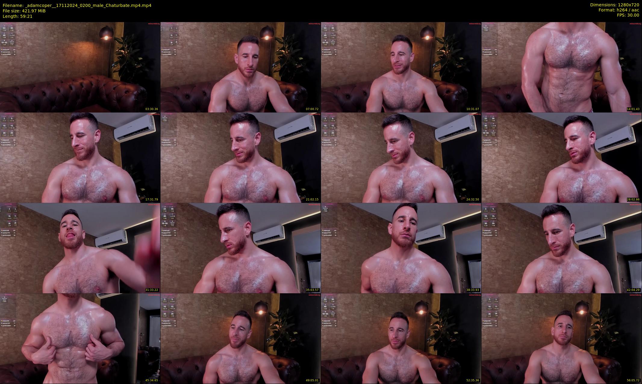 _adamcoper_ — 60 minute Chaturbate male cam show recording, 720p, Nov 17, 2024
