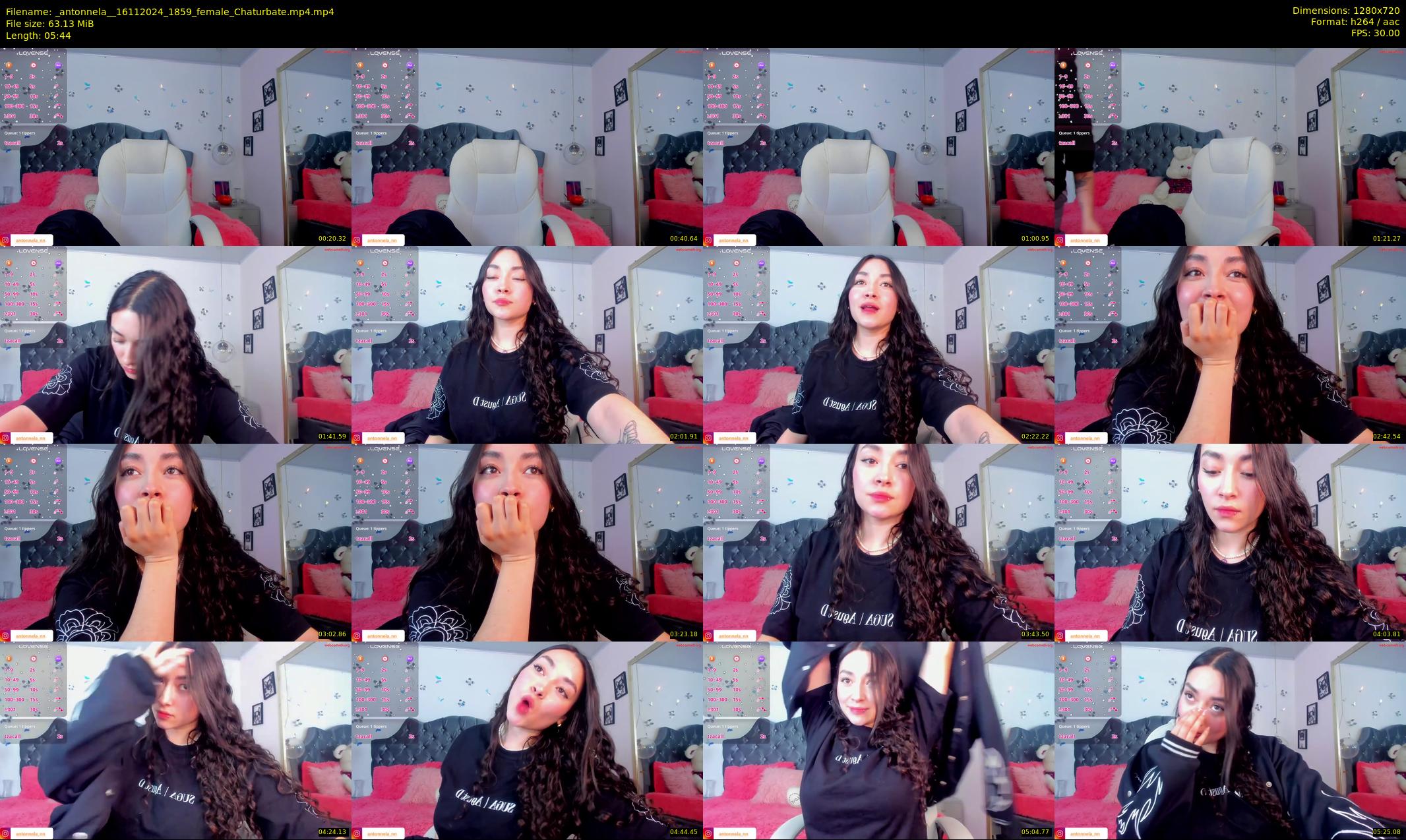 _antonnela_ — 6 minute Chaturbate female cam show recording, 720p, Nov 16, 2024