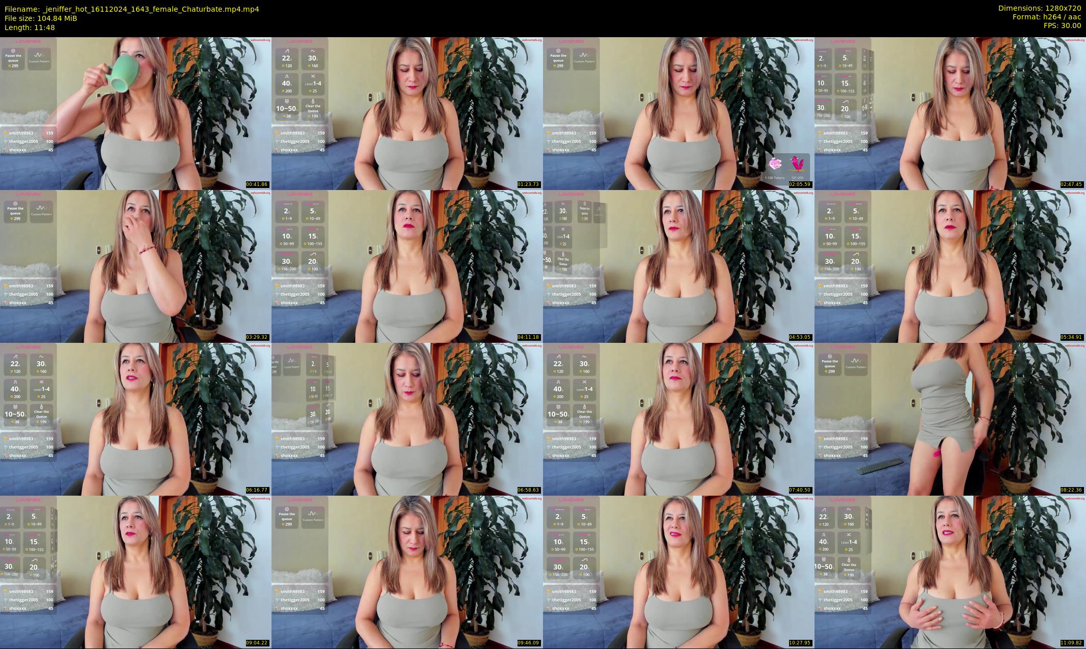_jeniffer_hot — 12 minute Chaturbate female cam show recording, 720p, Nov 16, 2024