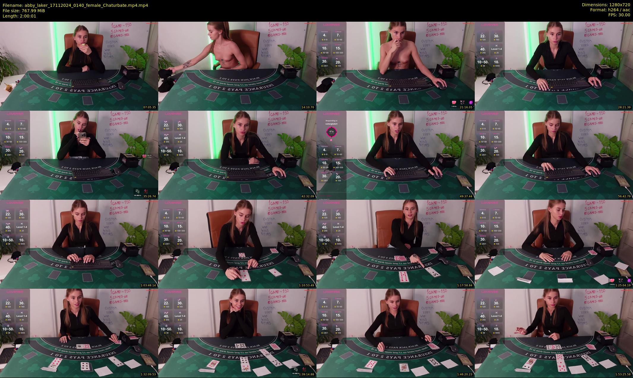 abby_laker — 121 minute Chaturbate female cam show recording, 720p, Nov 17, 2024